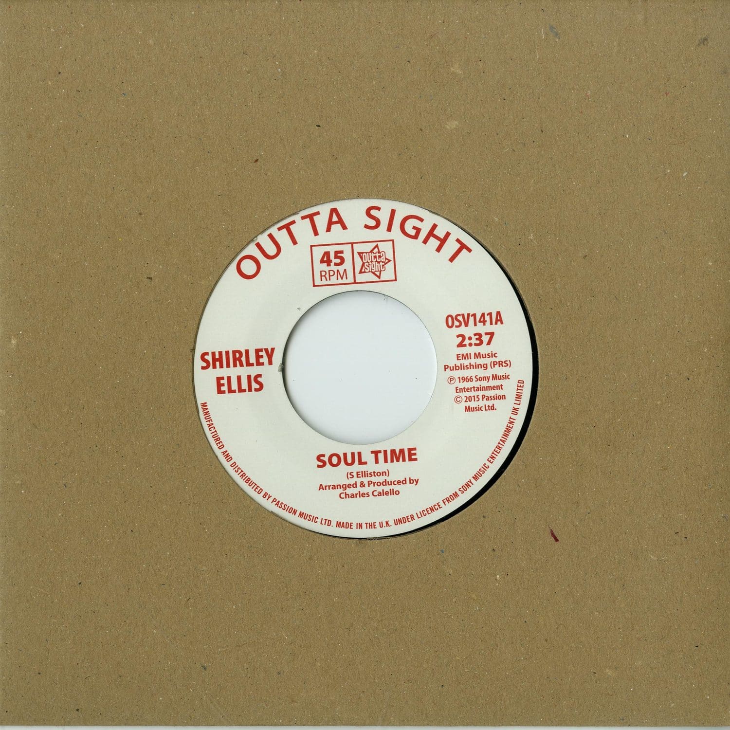 Shirley Ellis / Lynne Randell - SOUL TIME / STRANGER IN MY ARMS 