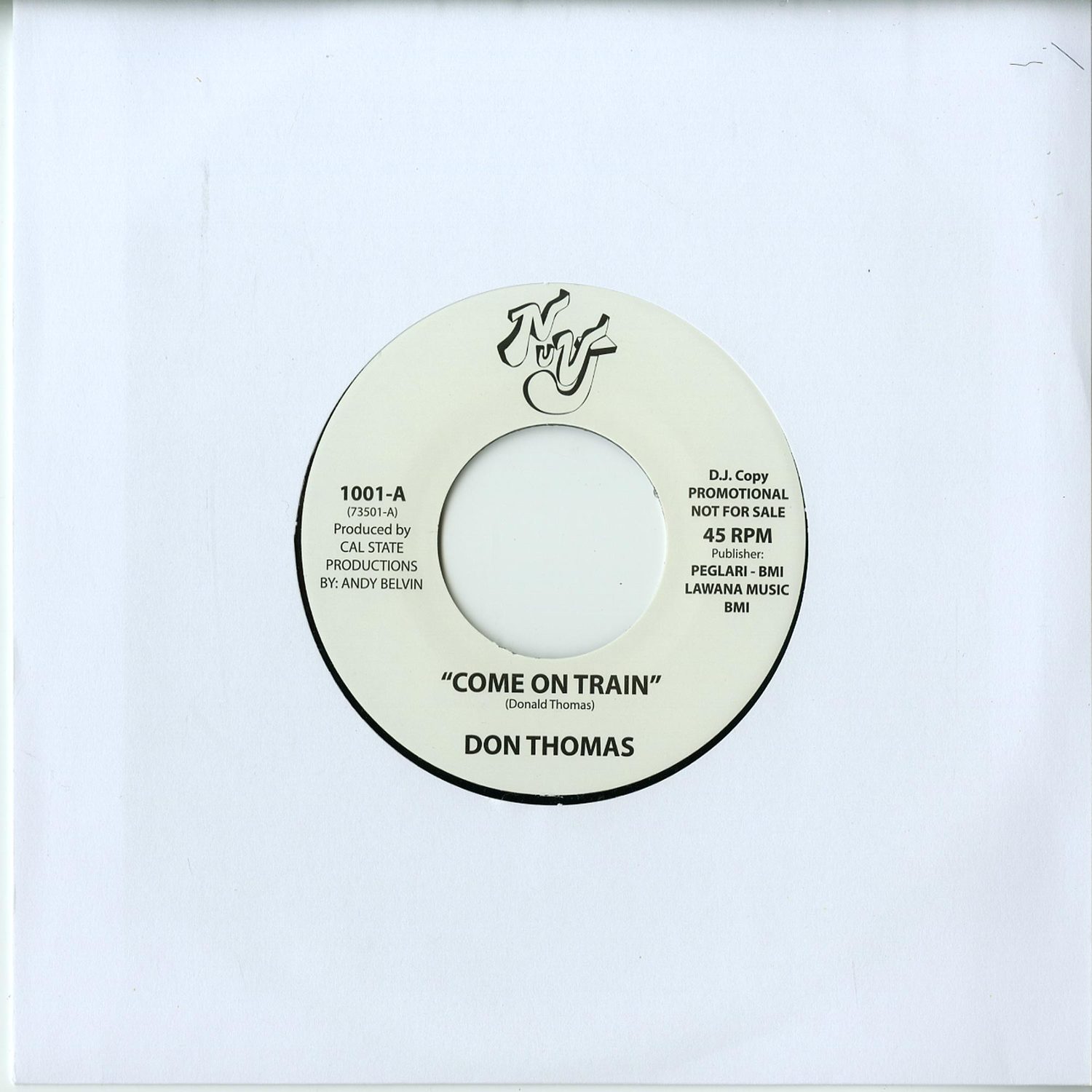 Don Thomas / Roy Dawson - COME ON TRAIN / OVER THE TOP 
