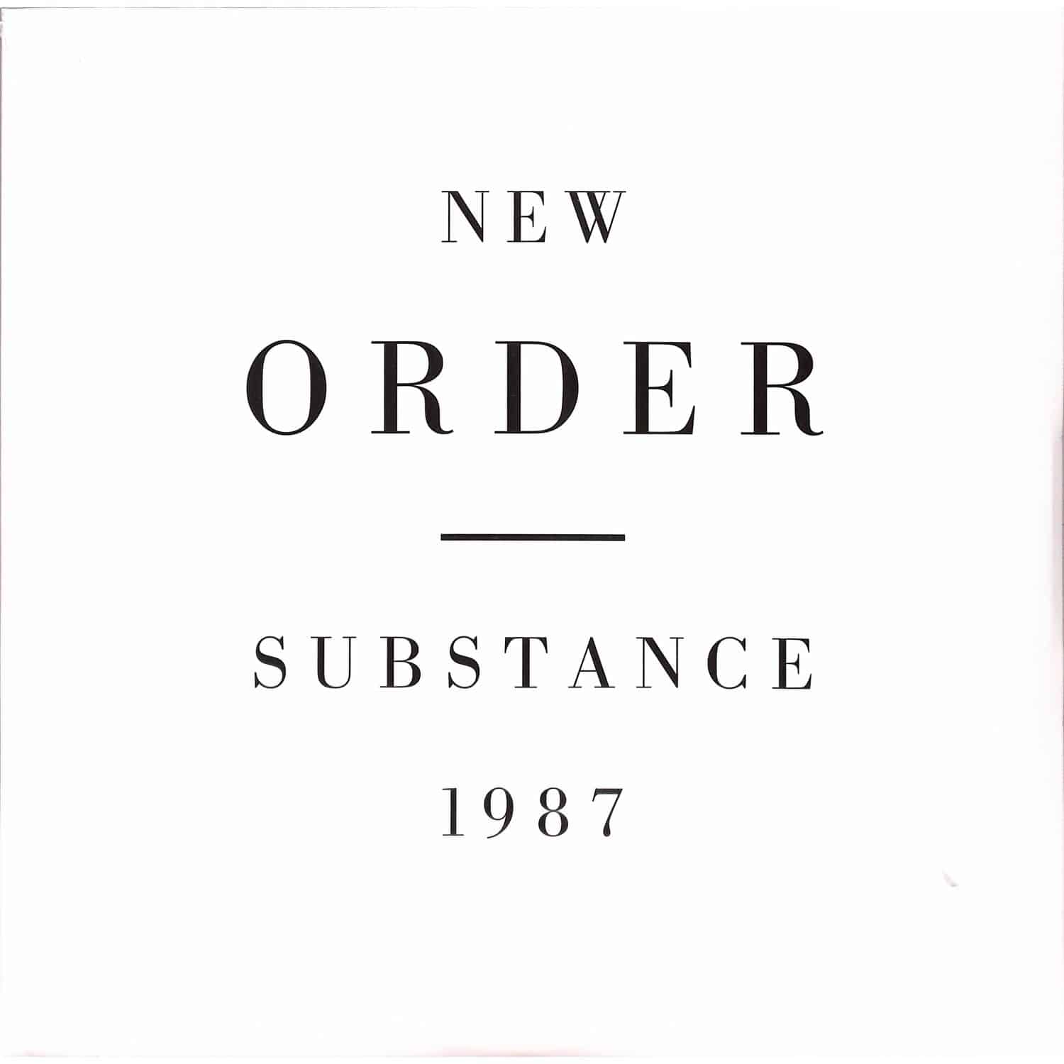 New Order - SUBSTANCE 