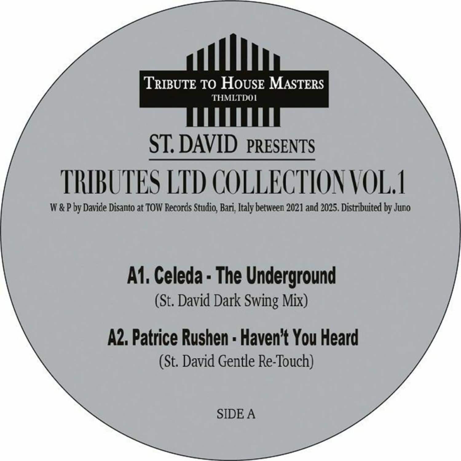 St David - TRIBUTES LTD COLLECTION VOL 1