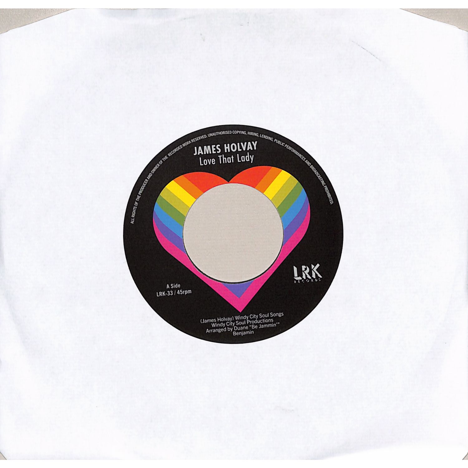 James Holvay - LOVE THAT LADY / DONT TAKE YOUR LOVE 
