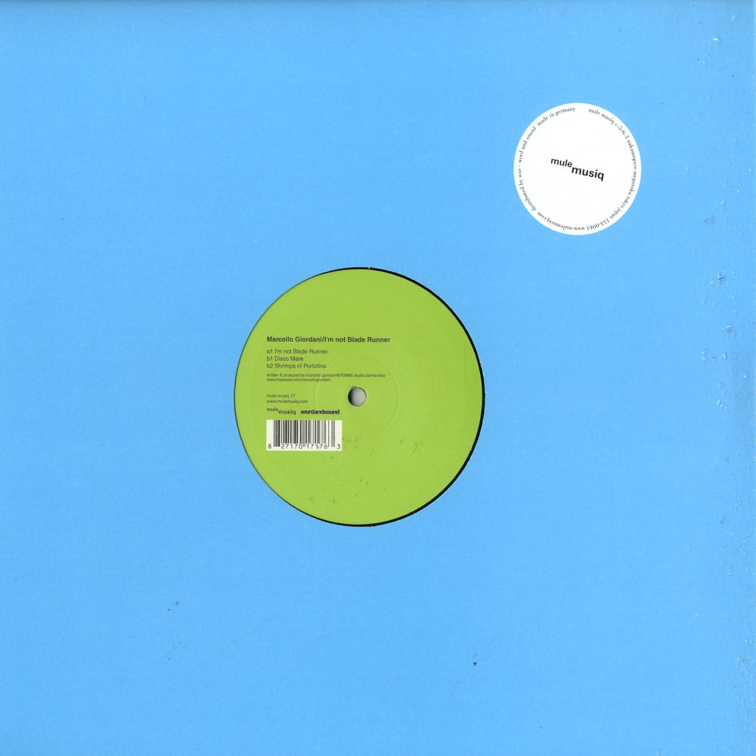 Marcello Giordani - IM NOT BLADE RUNNER