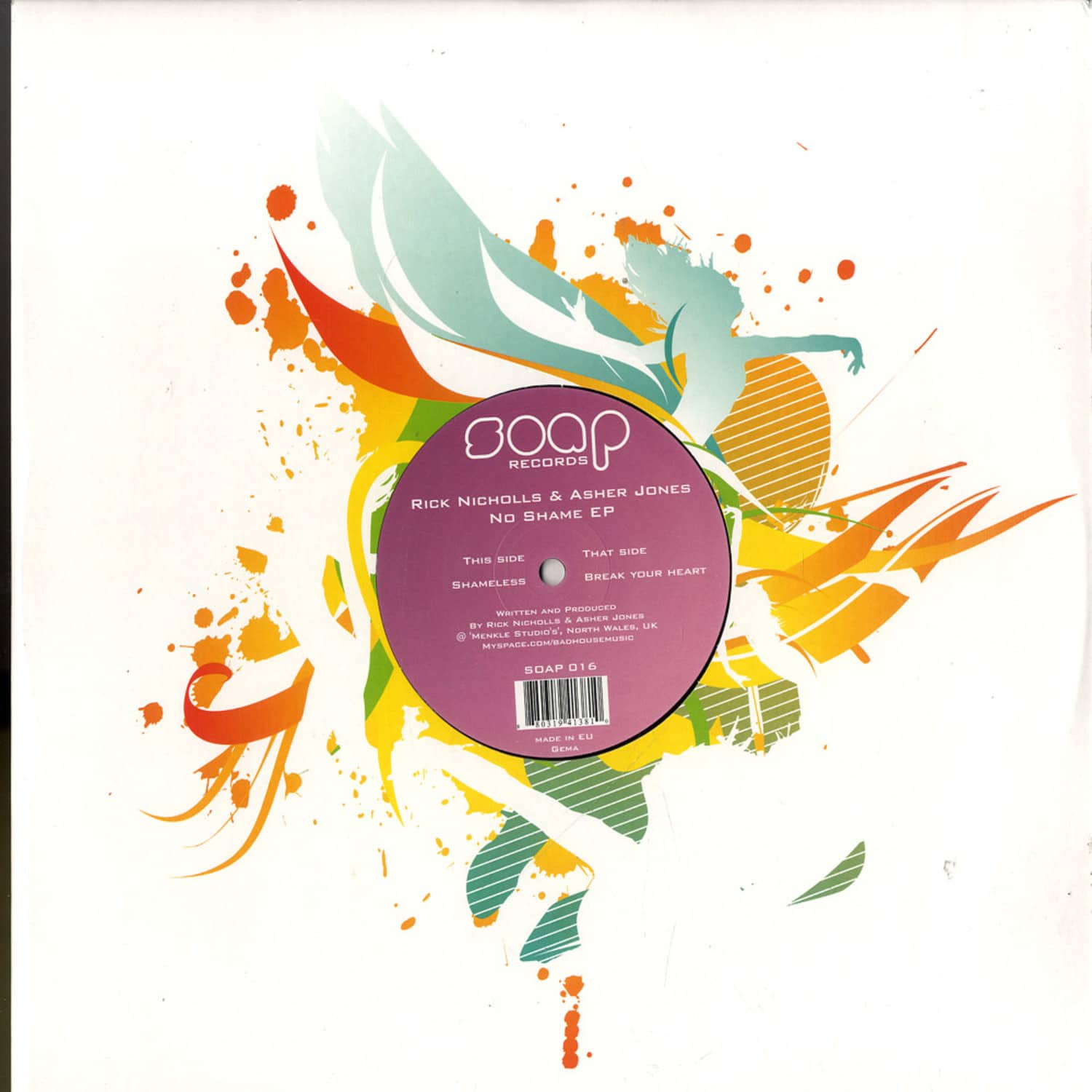 Rick Nicholls & Asher Jones - NO SHAME EP