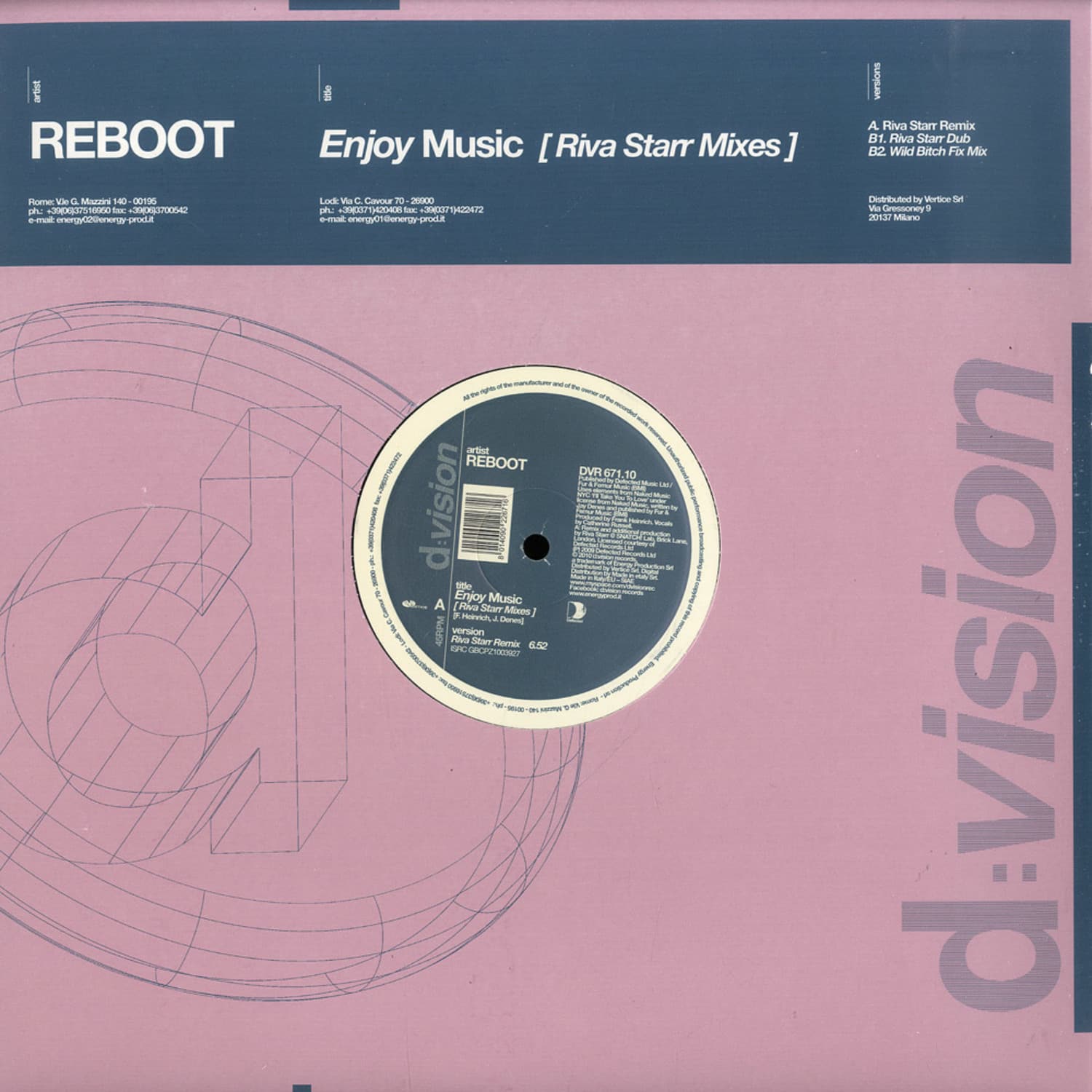 Reboot - ENJOY MUSIC / RIVA STARR MIXES