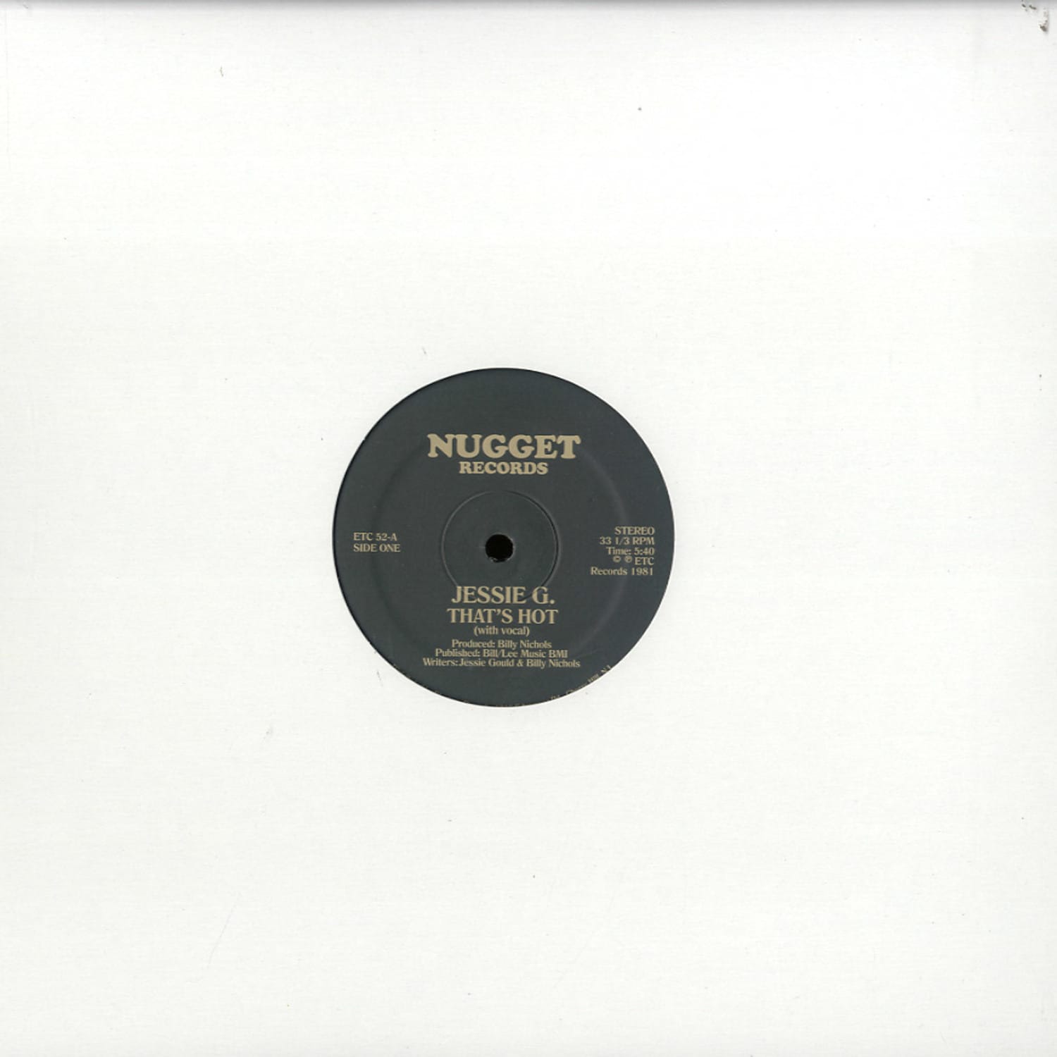 Terry Lewis / Jessie G - DISCO CITY / ITS HOT