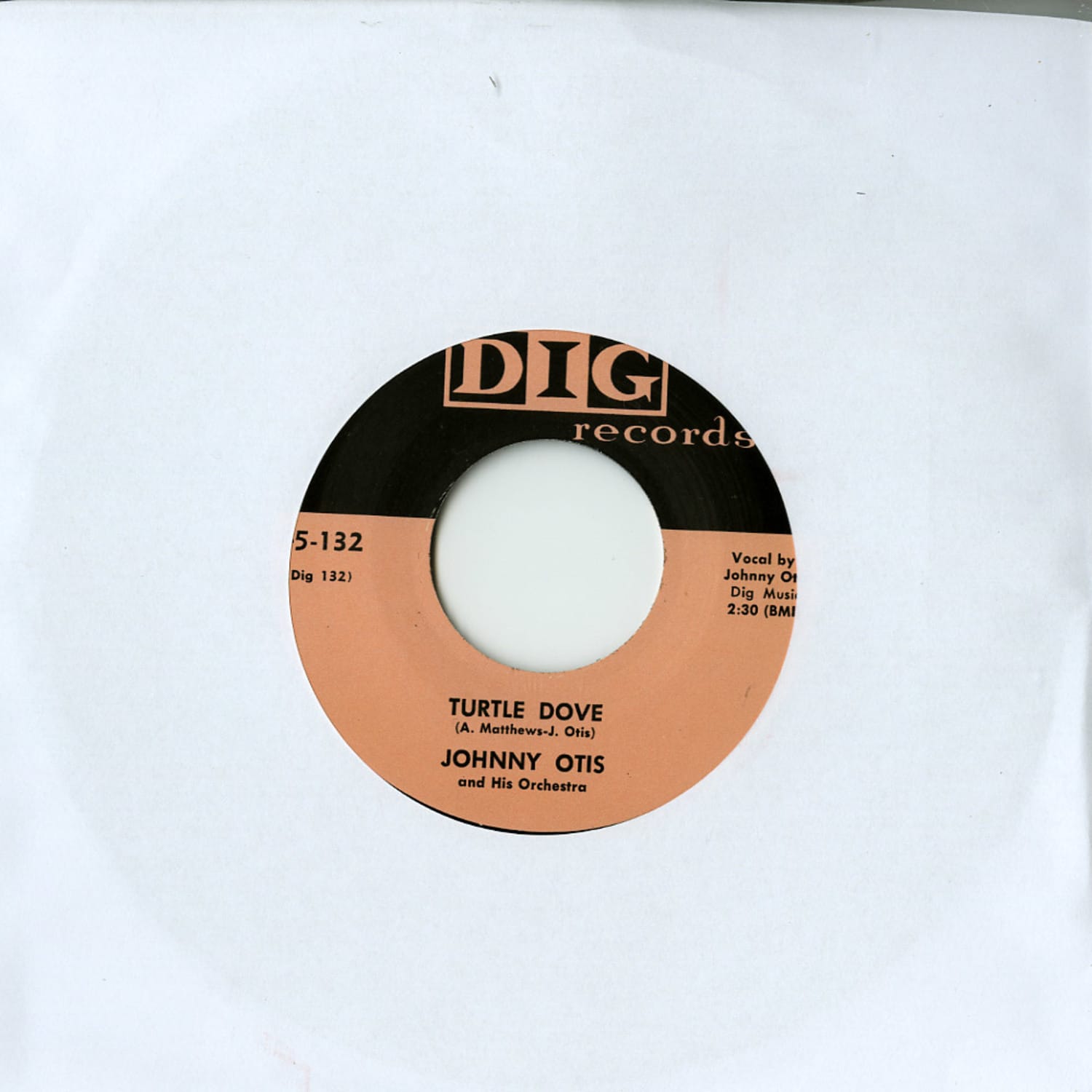 Johnny Otis / Sidney Maiden - TURTLE DOVE / HAND ME DOWN BABY 