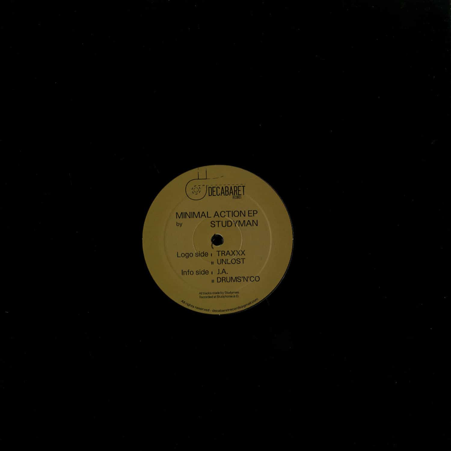 Studyman - MINIMAL ACTION EP