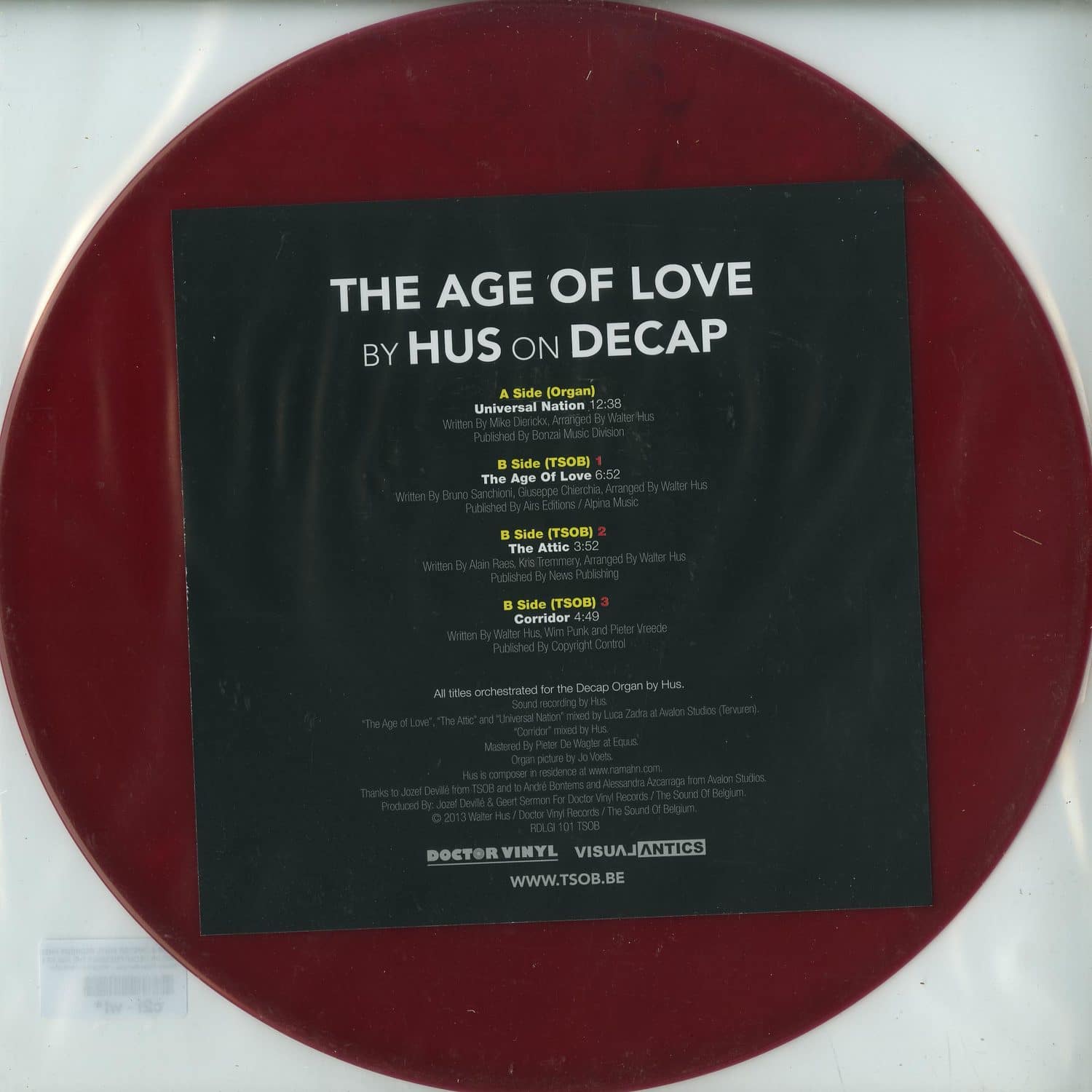 Tsob & Doctor Vinyl Records Present - HUS ON DECAP PRESENTS THE AGE OF LOVE 