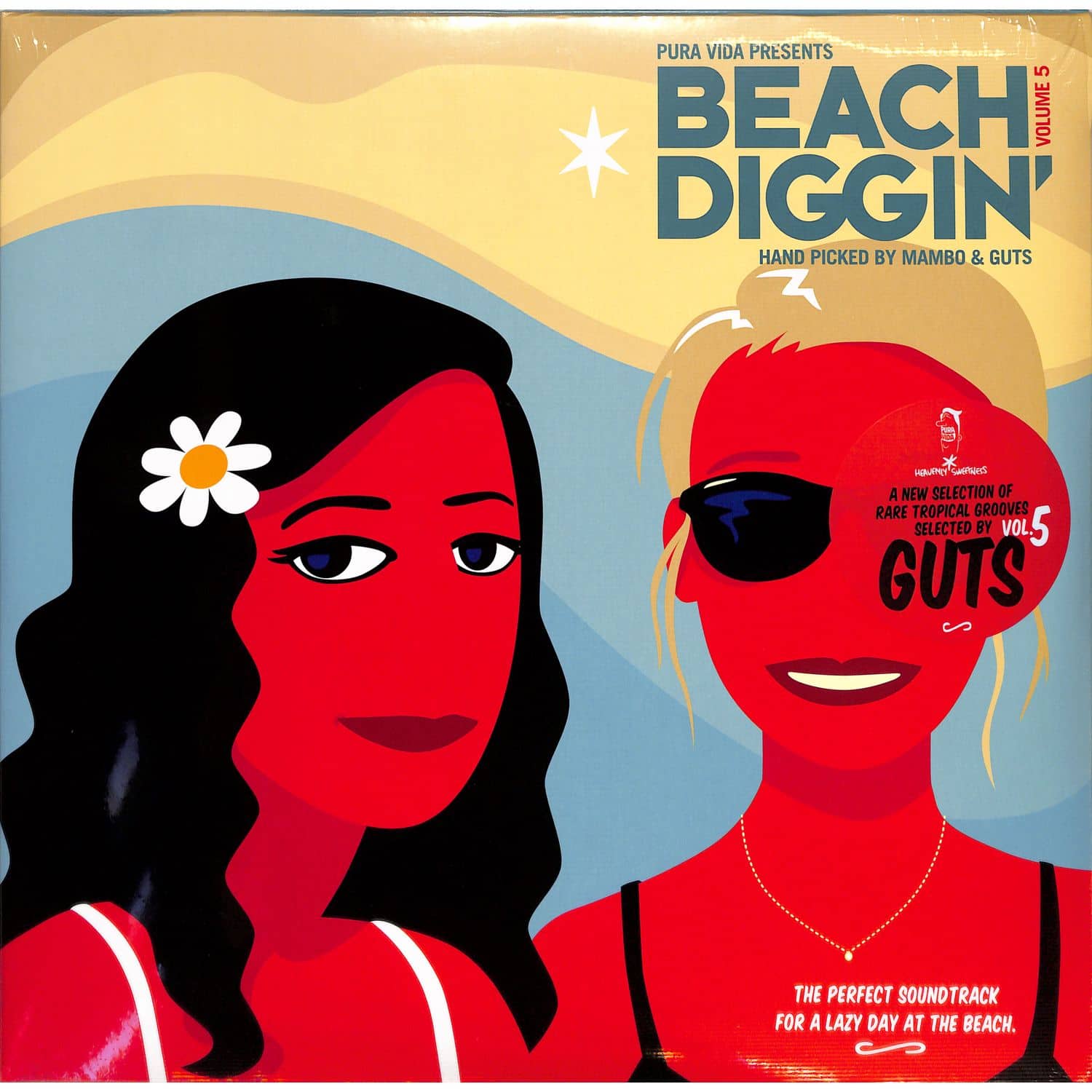 Various Artists - BEACH DIGGIN VOL. 5 BY GUTS & MAMBO 