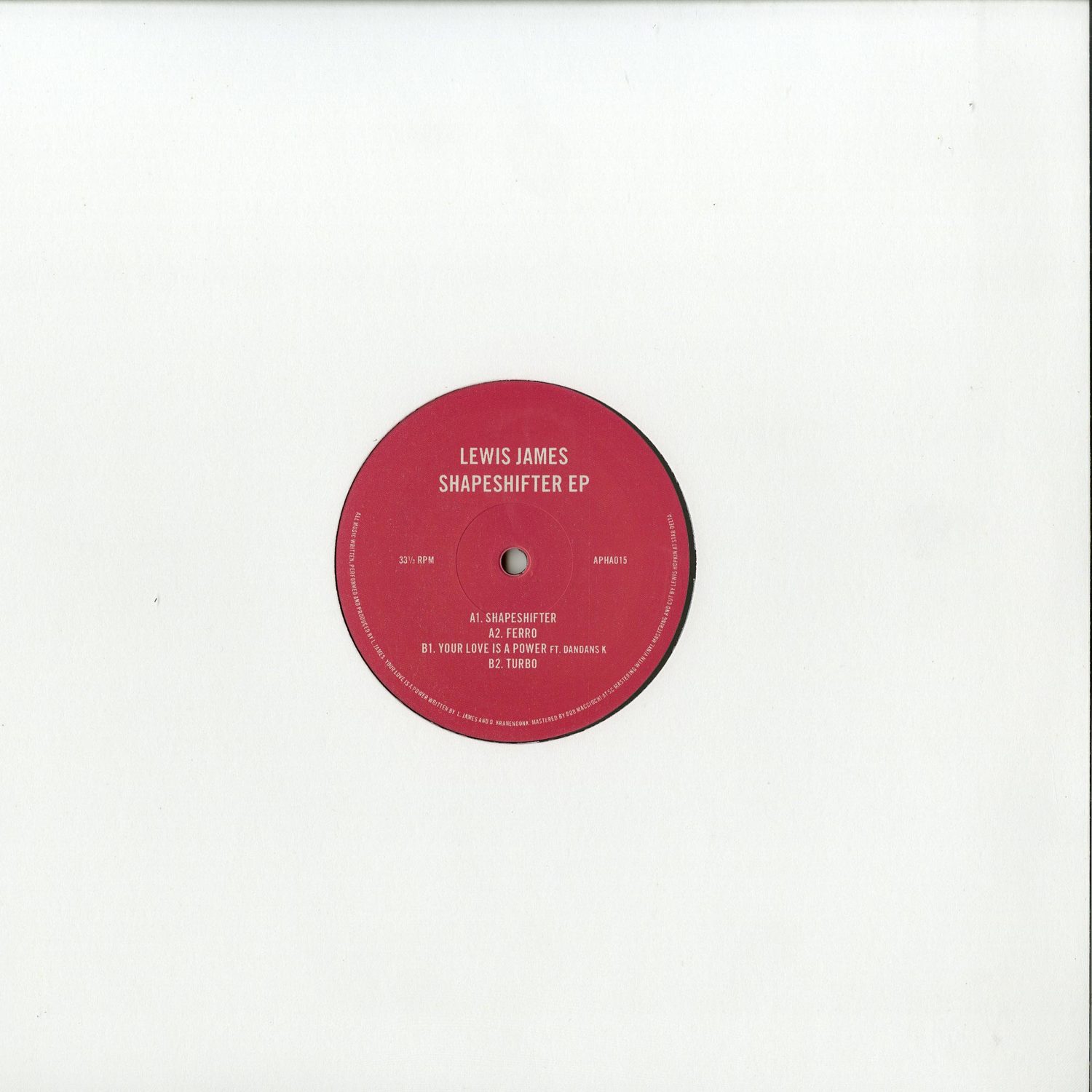 Lewis James - SHAPESHIFTER EP