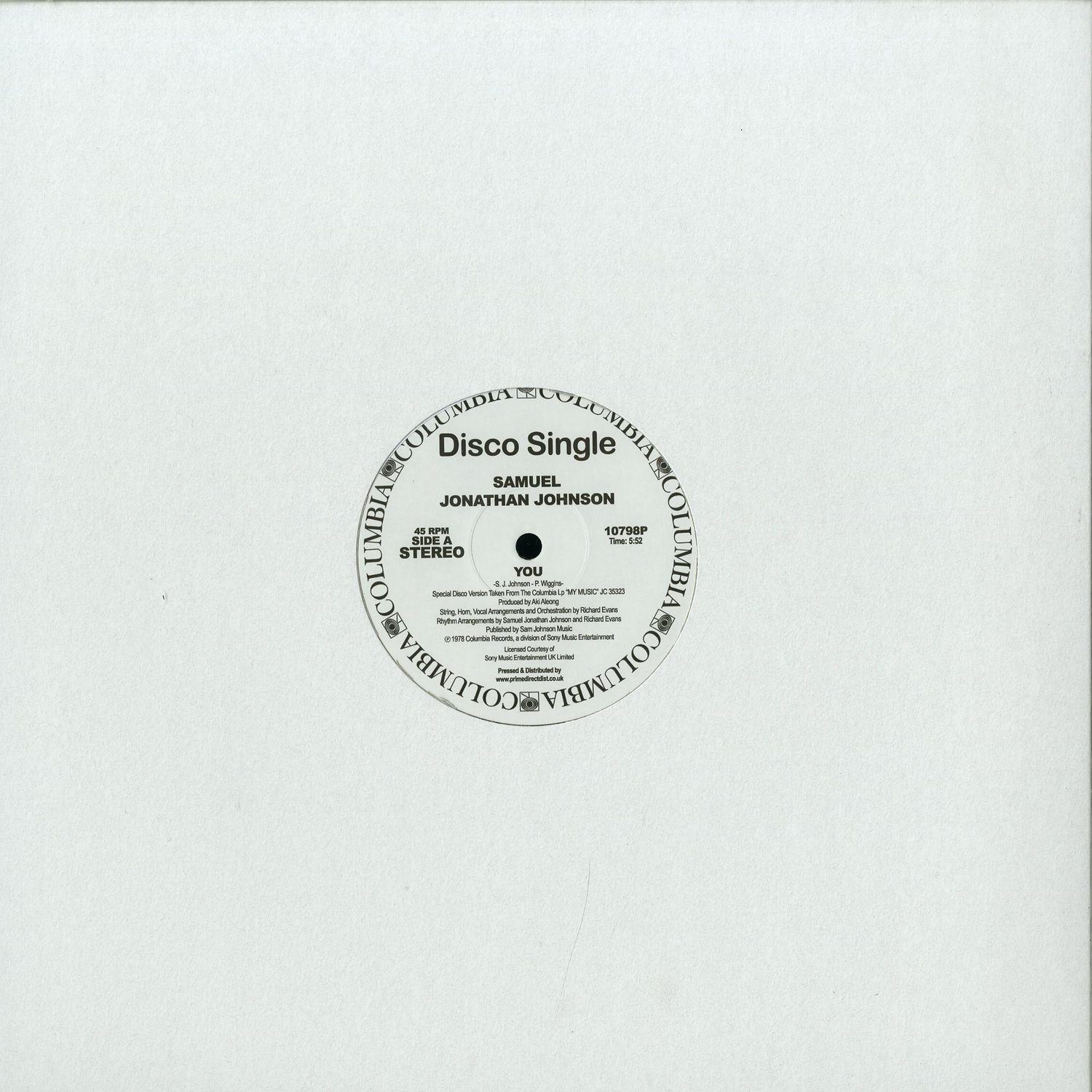 Samuel Jonathan Jonhson - YOU / MY MUSIC