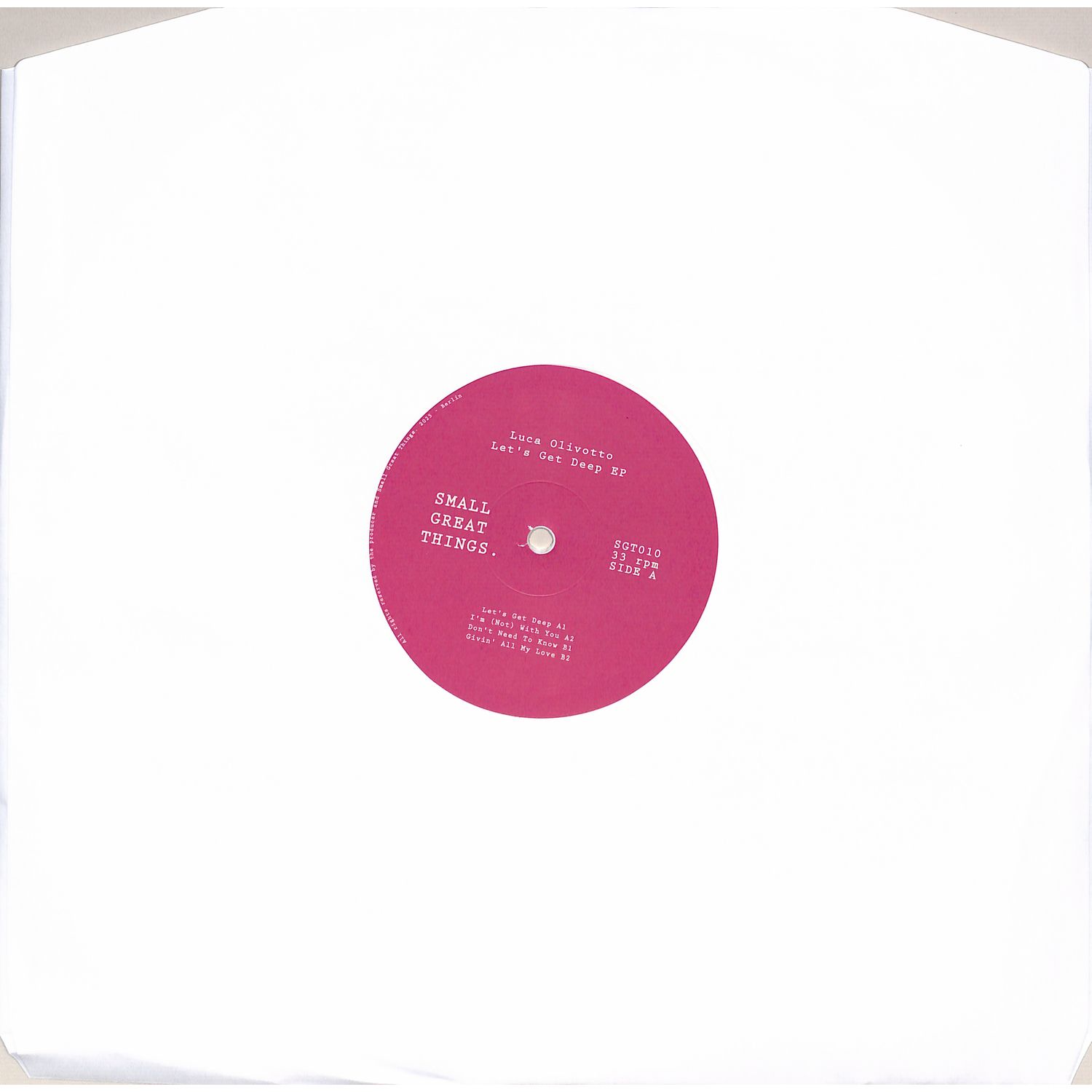 Luca Olivotto - LETS GET DEEP EP