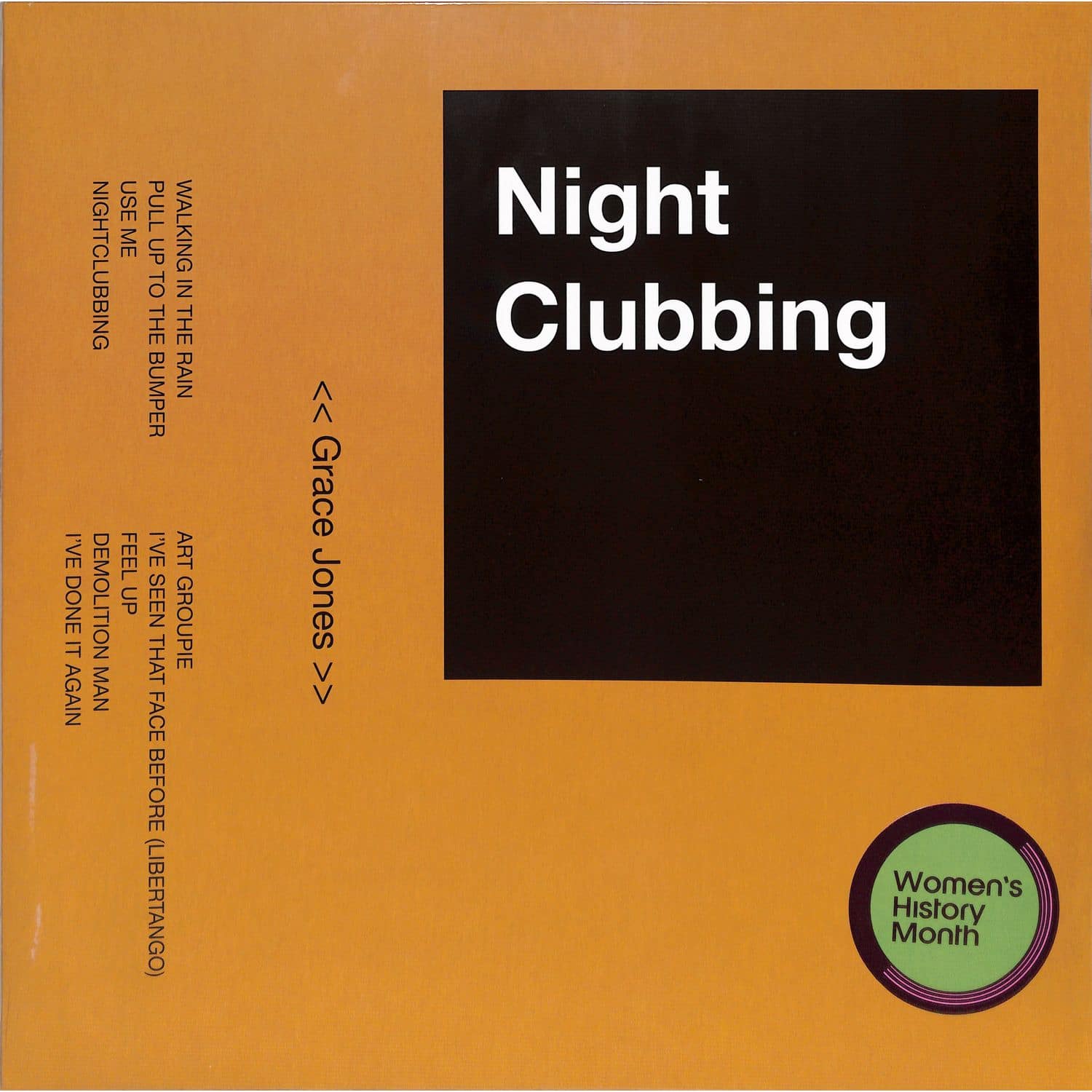 Grace Jones - NIGHT CLUBBING 