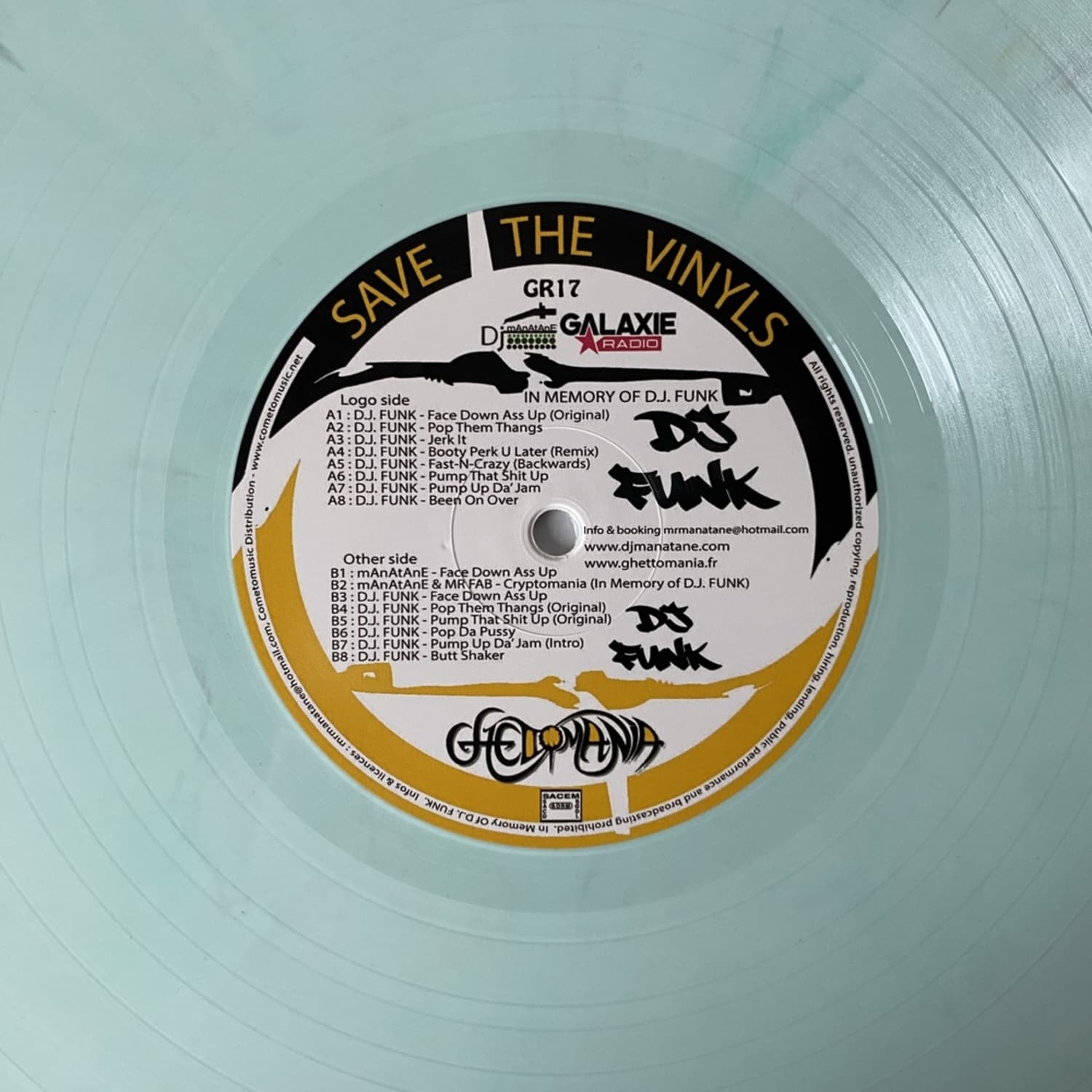 DJ Funk / Manatane - IN MEMORY OF DJ FUNK 