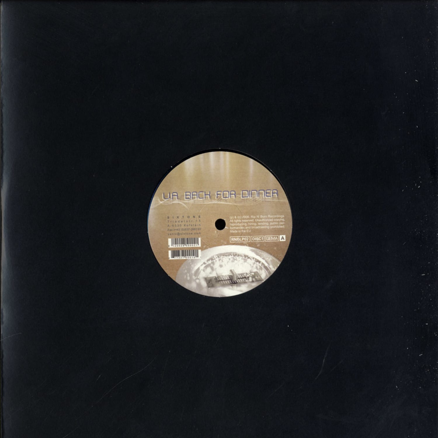 Various Artists - BACK FOR DINNER PART 1 EP