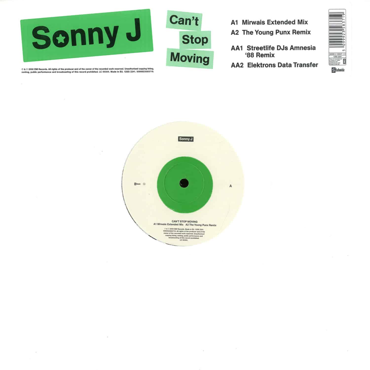 Sonny J - CANT STOP MOVING