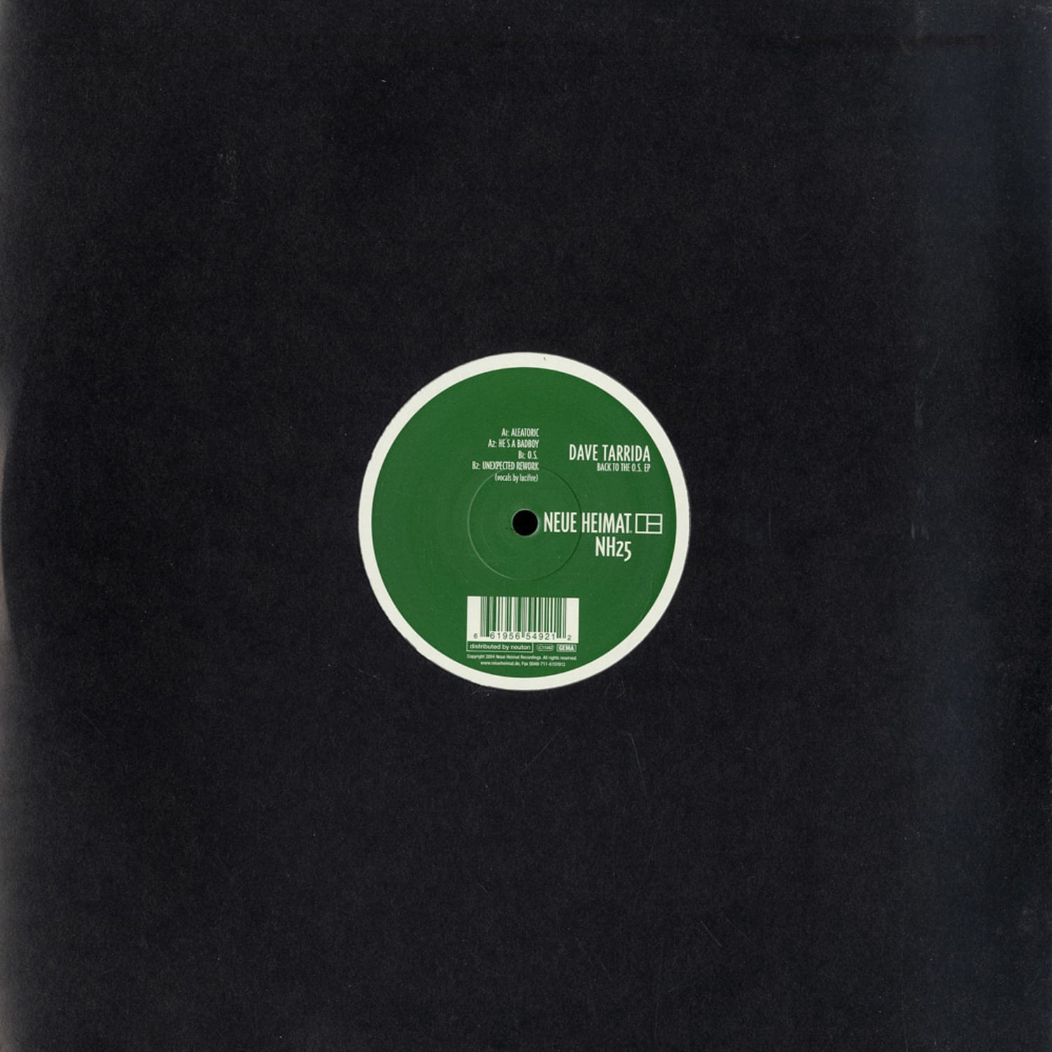 Dave Tarrida - BACK TO THE O.S. EP