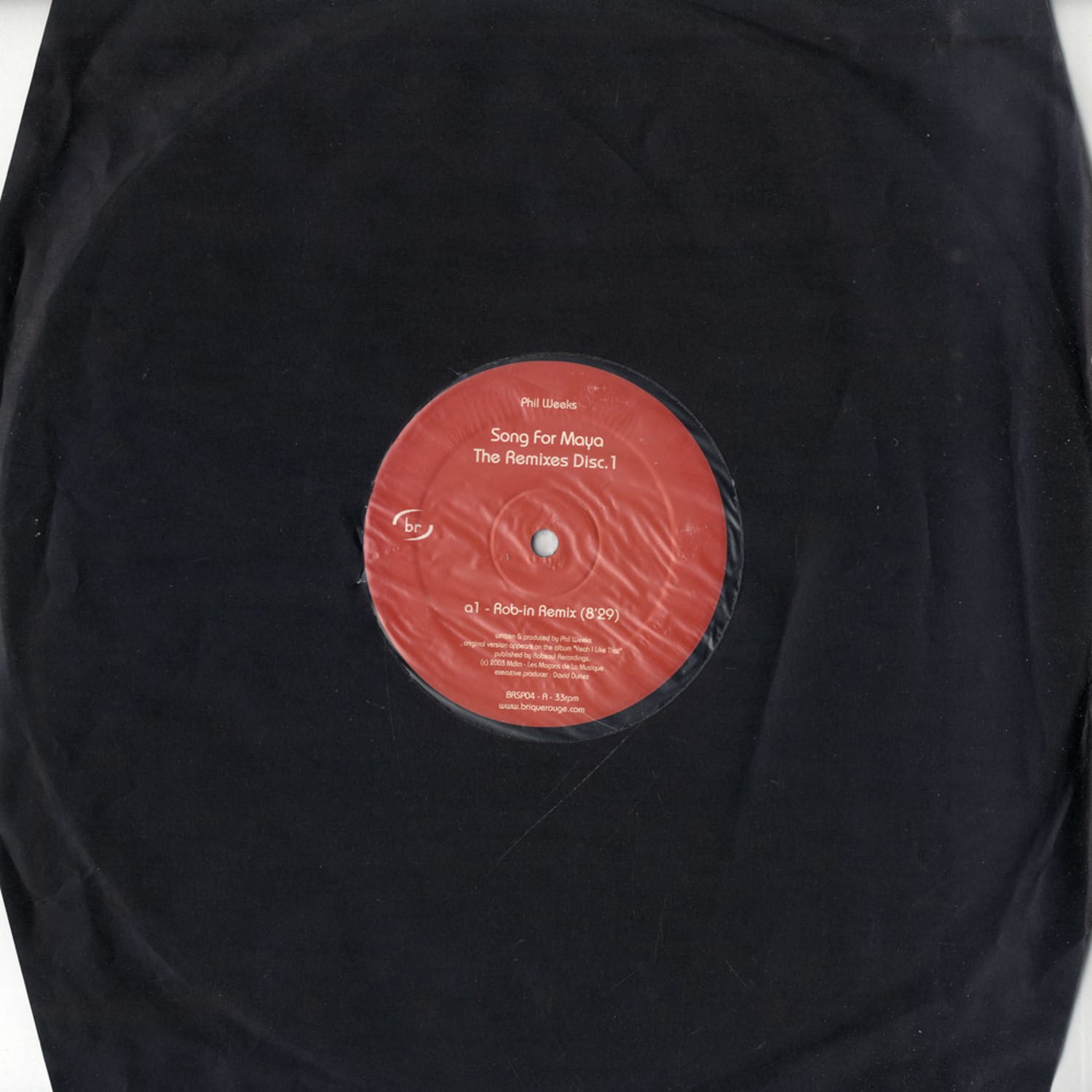 Phil Weeks - SONG FOR MAYA REMIXES DISC 1