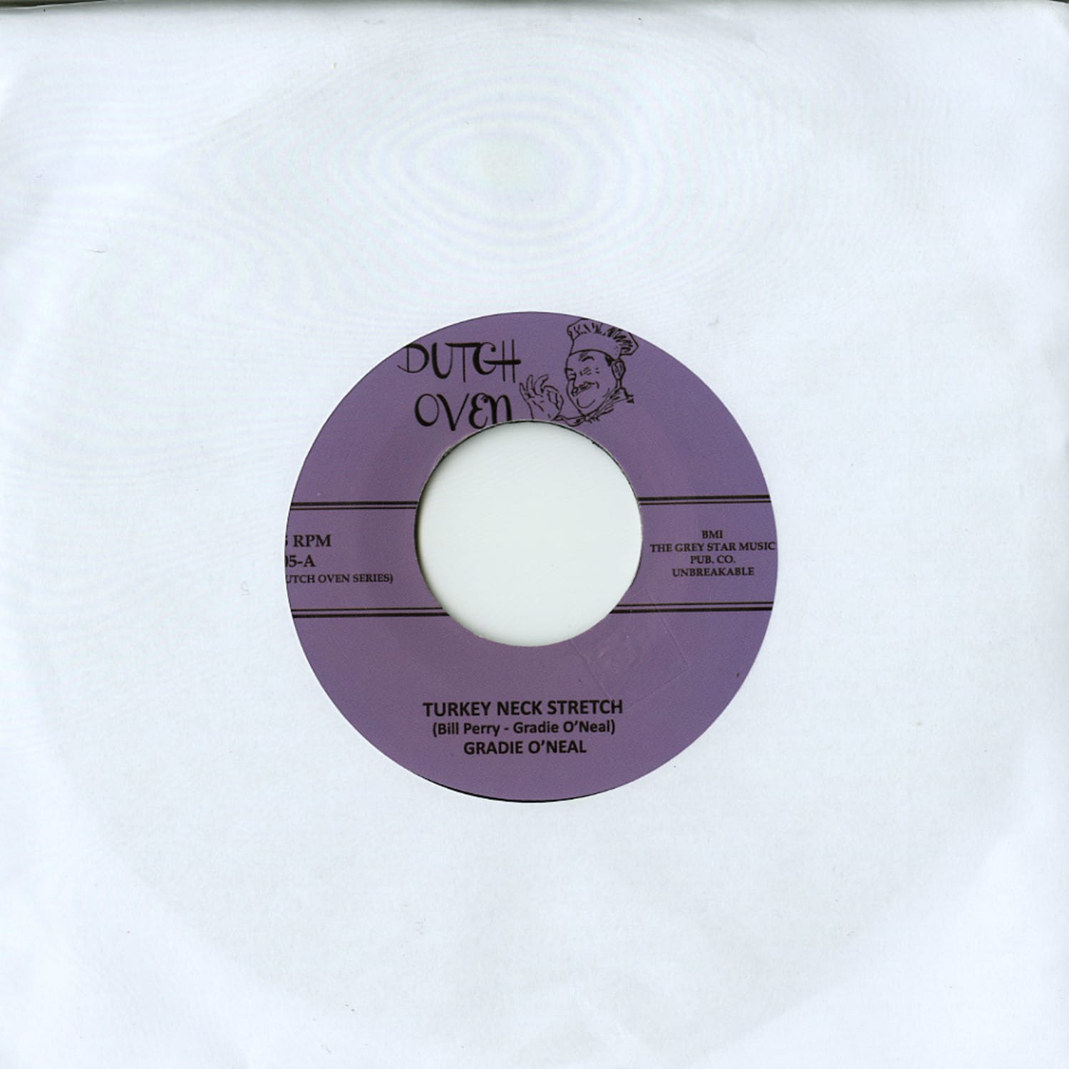 Gradie O Neal / The Miracle Tones - TURKEY NECK STRETCH / MAMBO TRAIN 