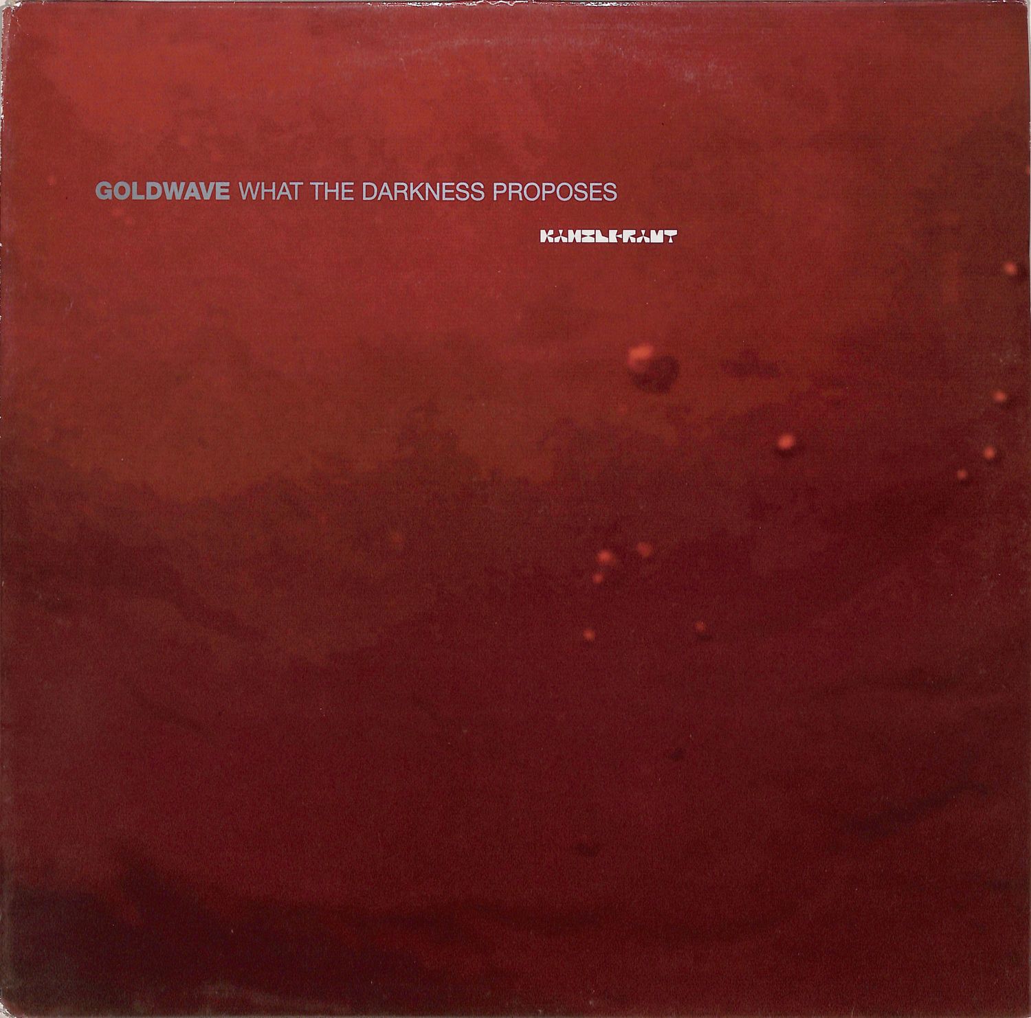 Goldwave - WHAT THE DARKNESS PROPOSED 