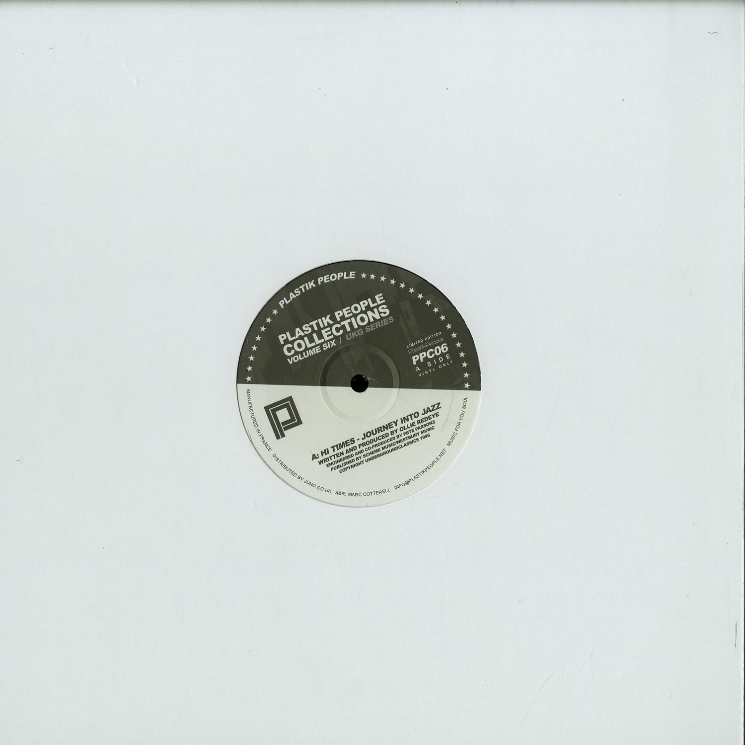 Hi Times / Db Selective / Scott Garcia - PLASTIK PEOPLE COLLECTIONS VOLUME SIX