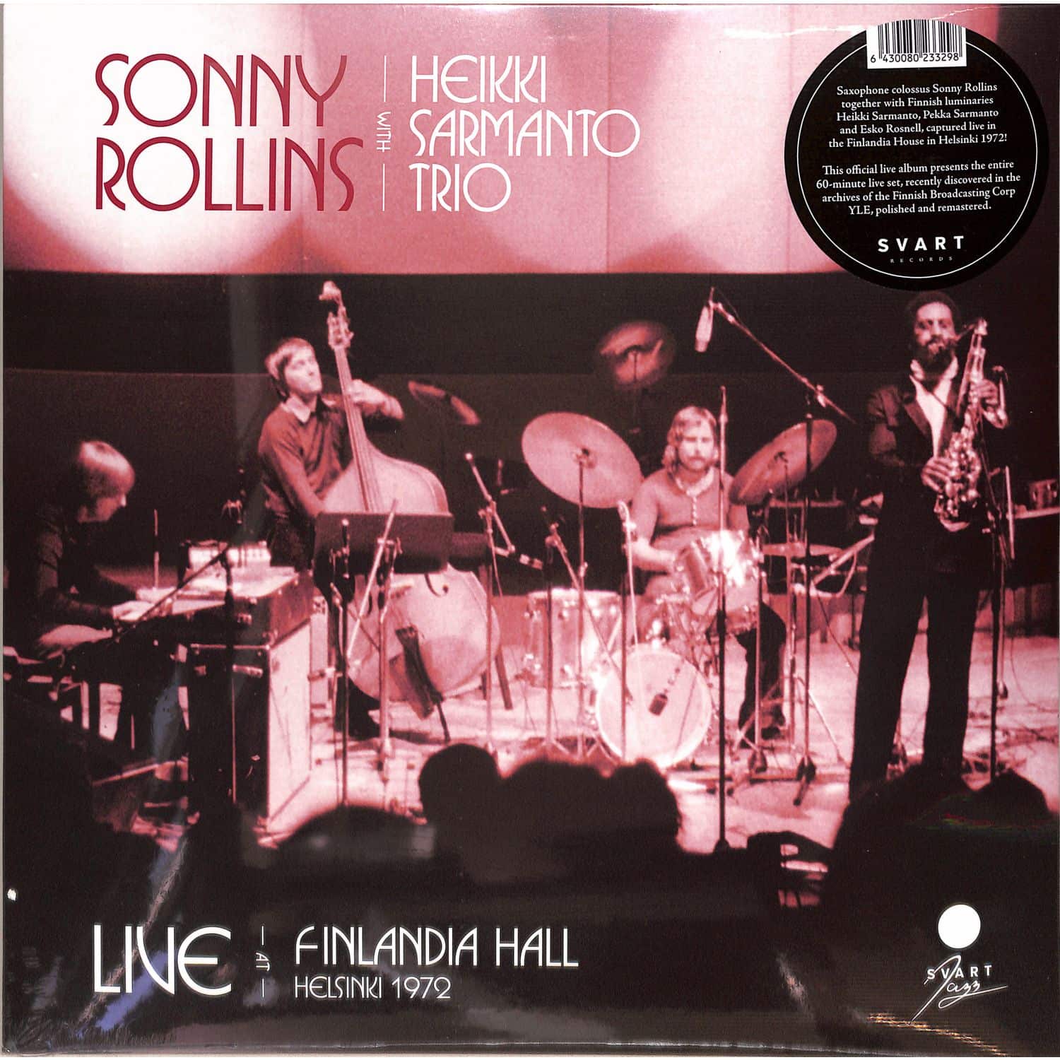 Sonny Rollins - LIVE AT FINLANDIA HALL, HELSINKI 1973 
