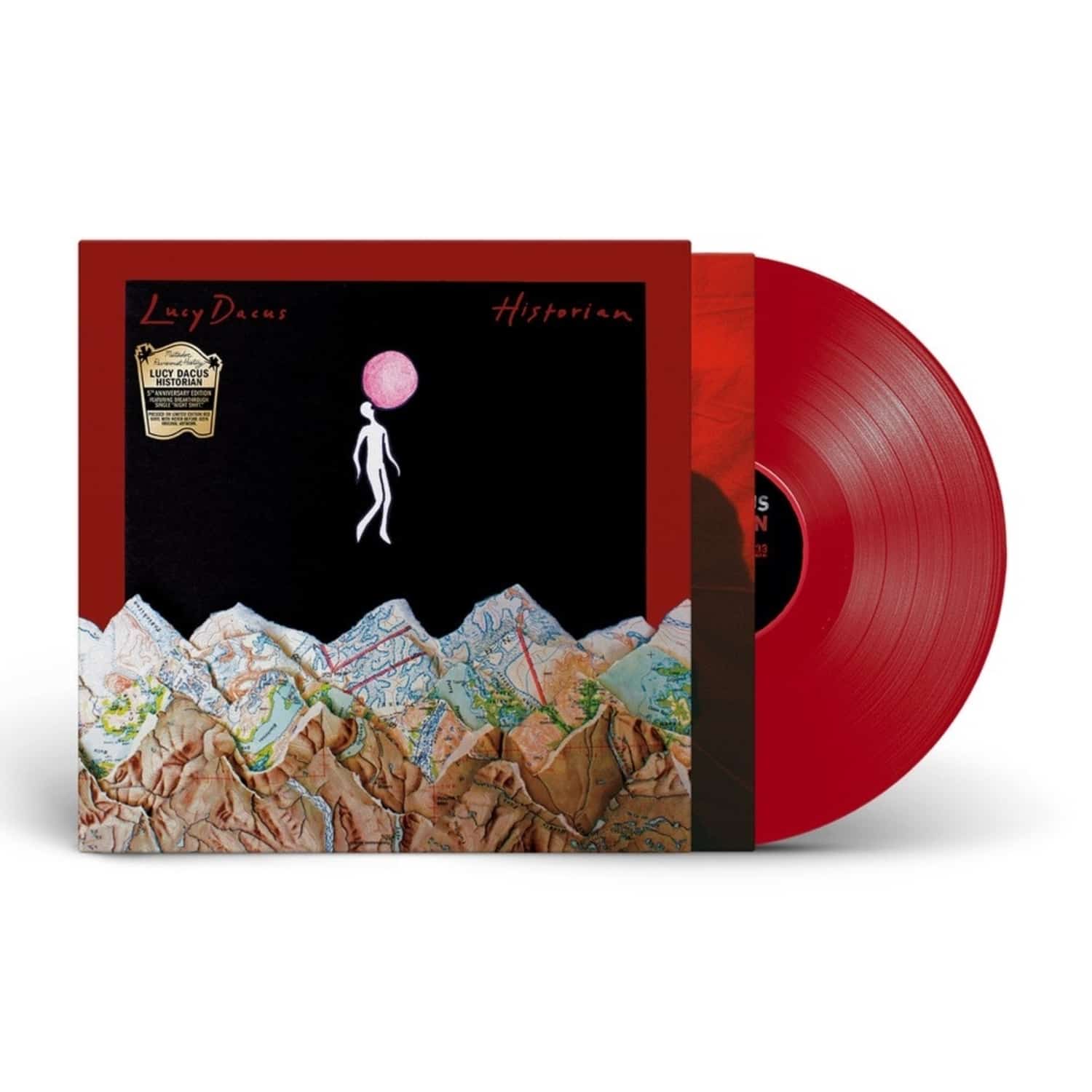 Lucy Dacus - HISTORIAN 5TH ANNIVERSARY REISSUE RED COLOURED VIN 