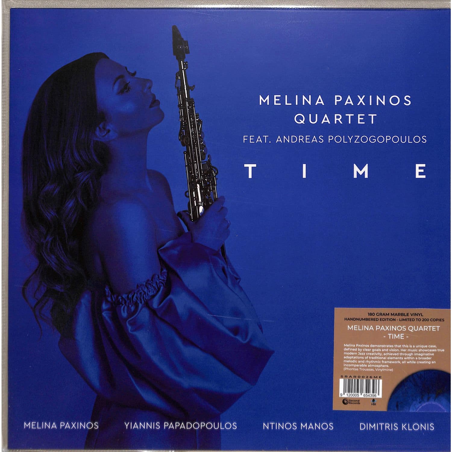 Melina Paxinos Quartet - TIME 