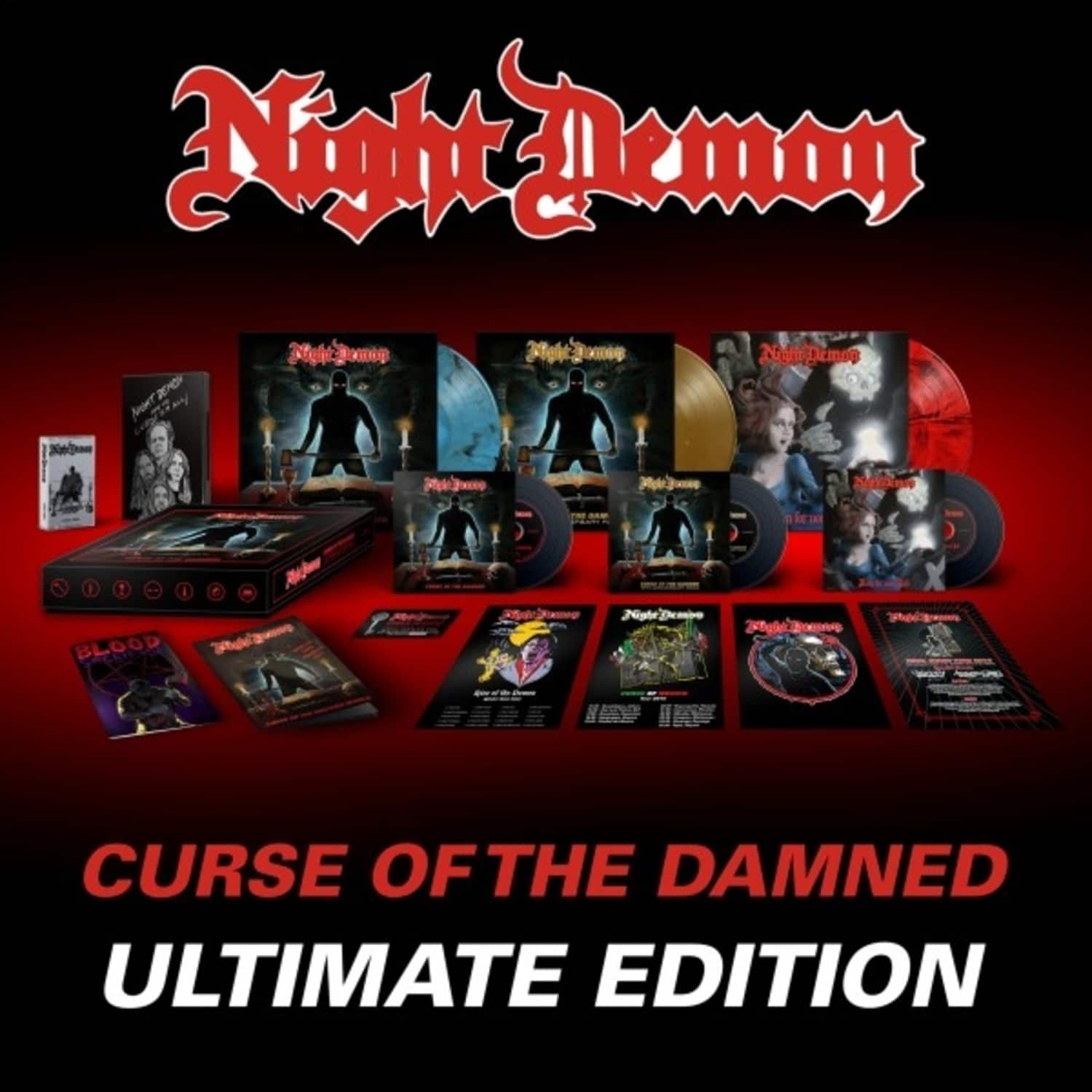 Night Demon - CURSE OF THE DAMNED - ULTIMATE EDITION BOX SET 