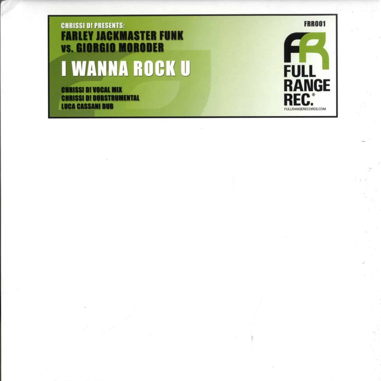Farley Jackmaster Funk vs. Giorgio Moroder - I WANNA ROCK U