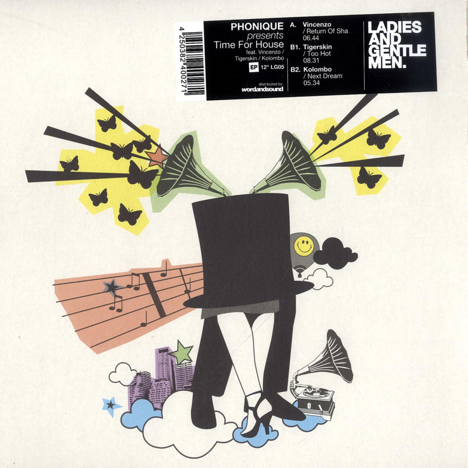 Phonique presents Vincenzo, Tigerskin, Kolombo - TIME FOR HOUSE
