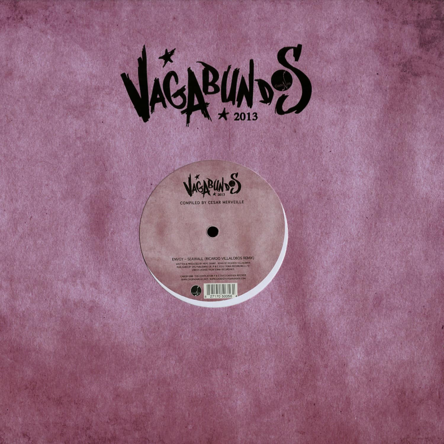 Various Artists - VAGABUNDOS 2013 PART 2 VINYL SAMPLER 