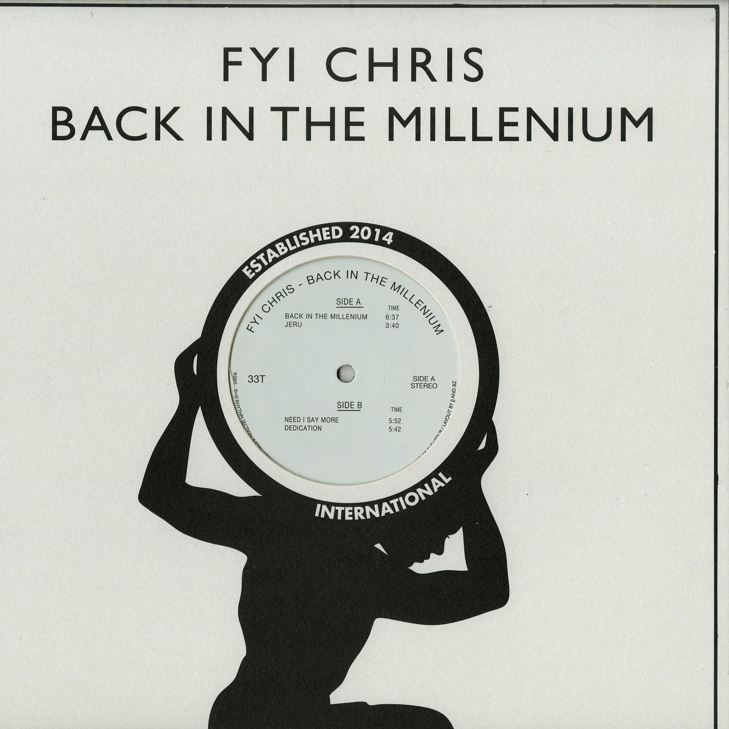 FYI Chris - BACK IN THE MILLENIUM