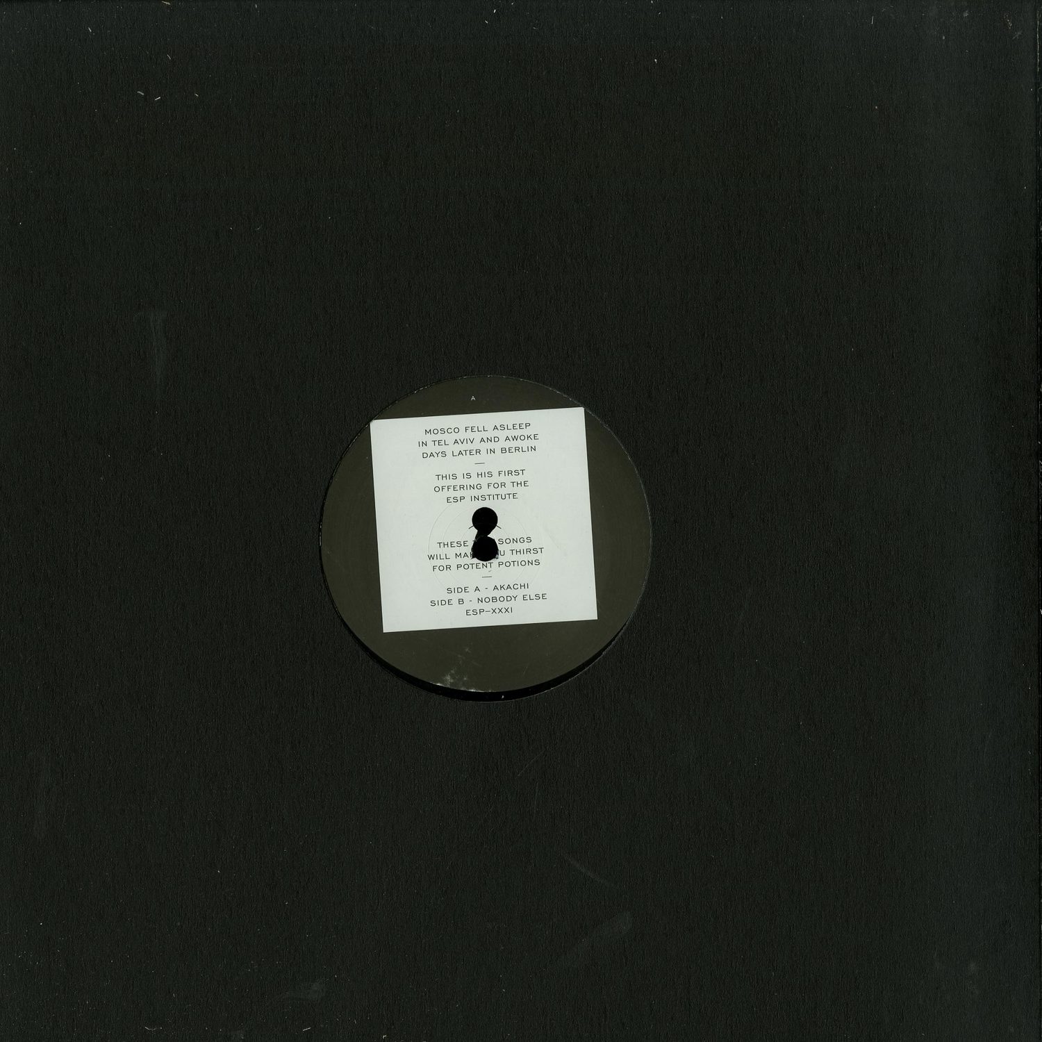 Moscoman - AKACHI B/W NOBODY ELSE