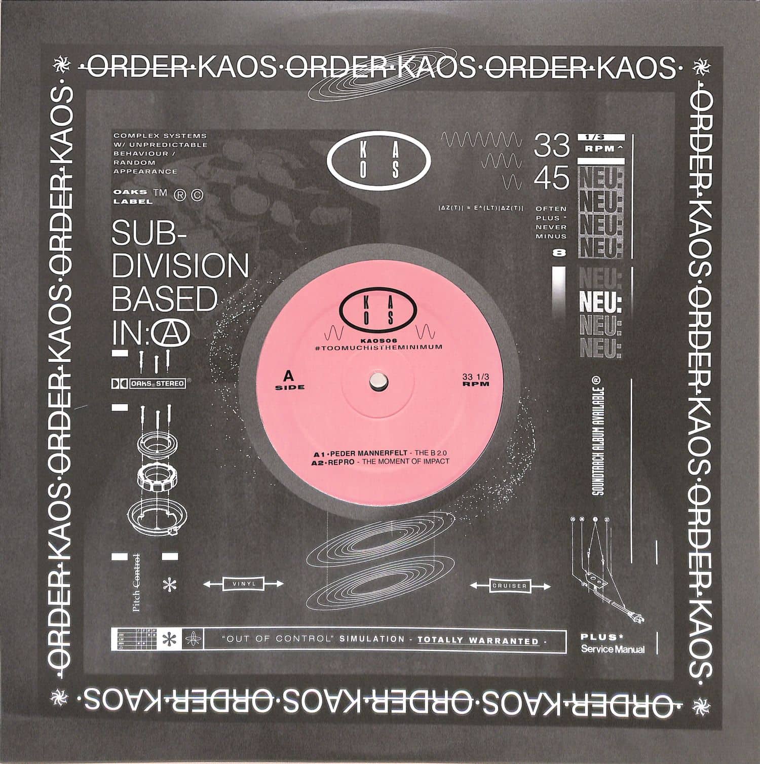 Peder Mannerfelt / Repro / Darc Marc / Uncrat - TOOMUCHISTHEMINIMUM