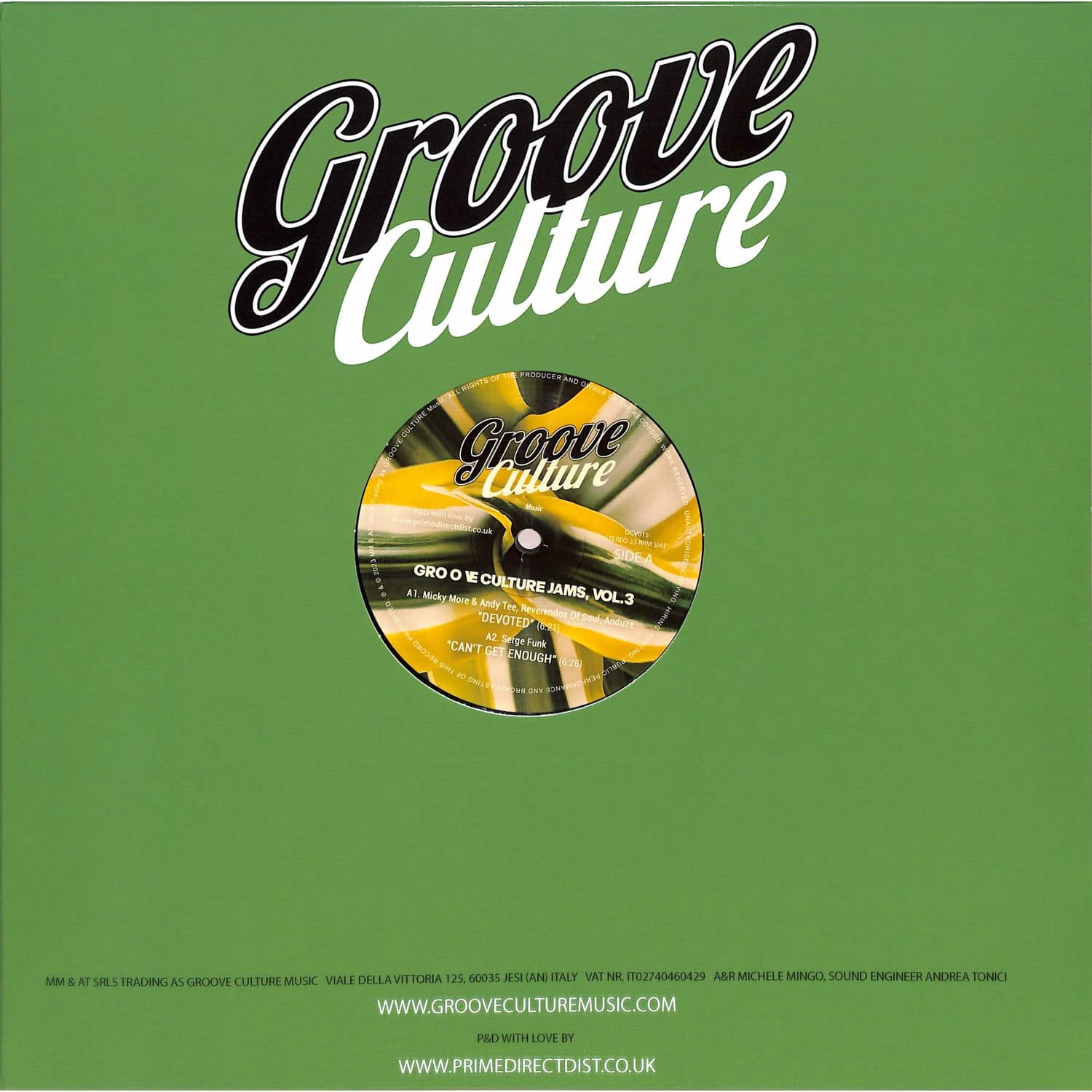 Various Artists - GROOVE CULTURE JAMS VOL.3