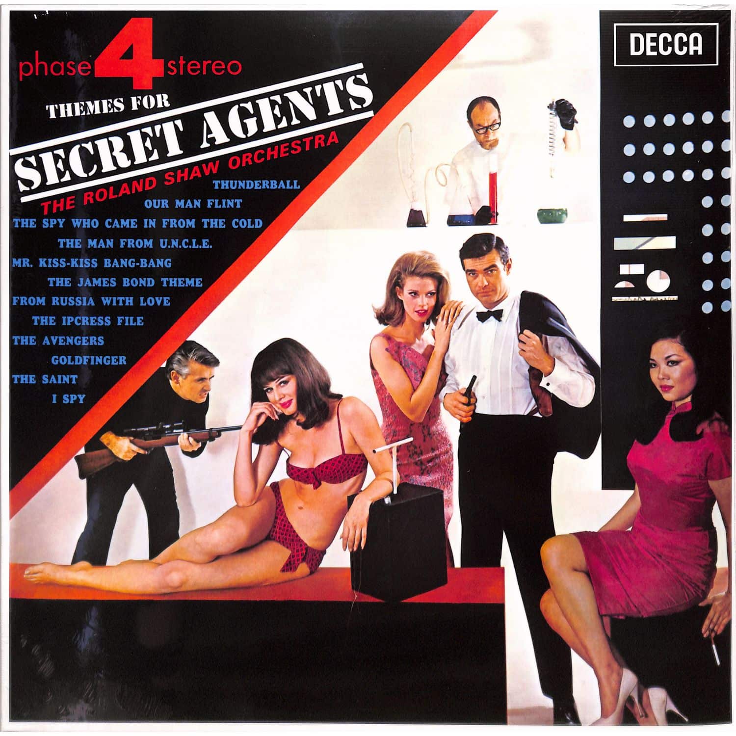 Roland/+ Shaw / John/Goldsmith/Johnson/Bart/+ Barry - THEMES FOR SECRET AGENTS 