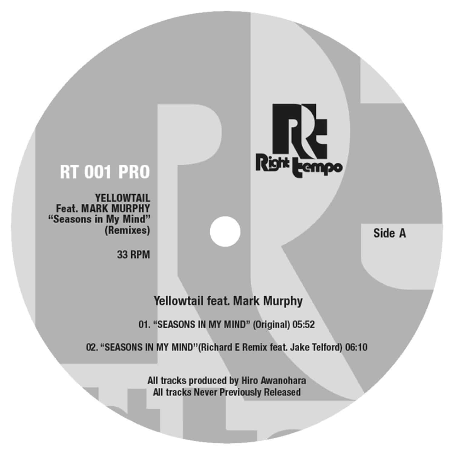 Yellowtail feat. Mark Murphy - SEASONS IN MY MIND REMIXES