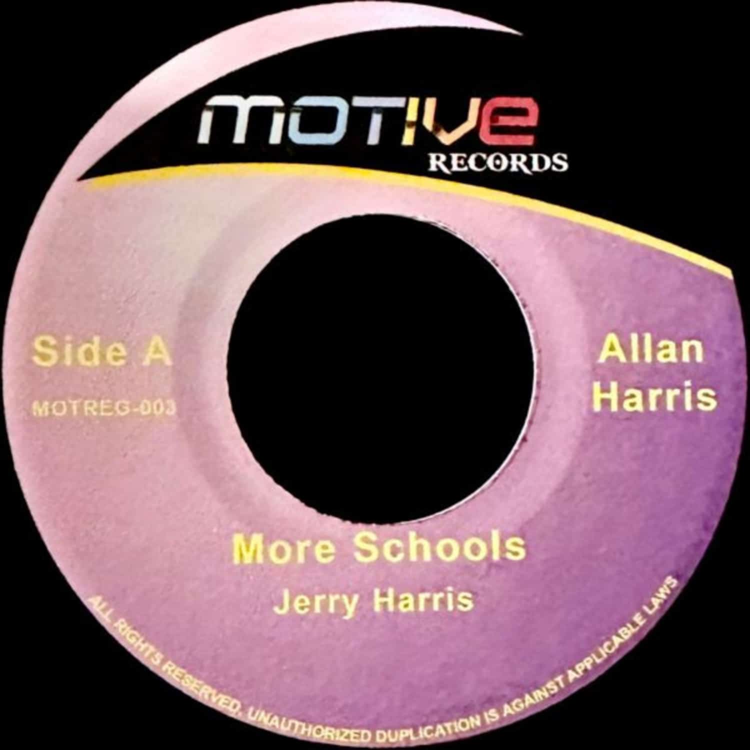 Jerry Harris - MORE SCHOOLS 