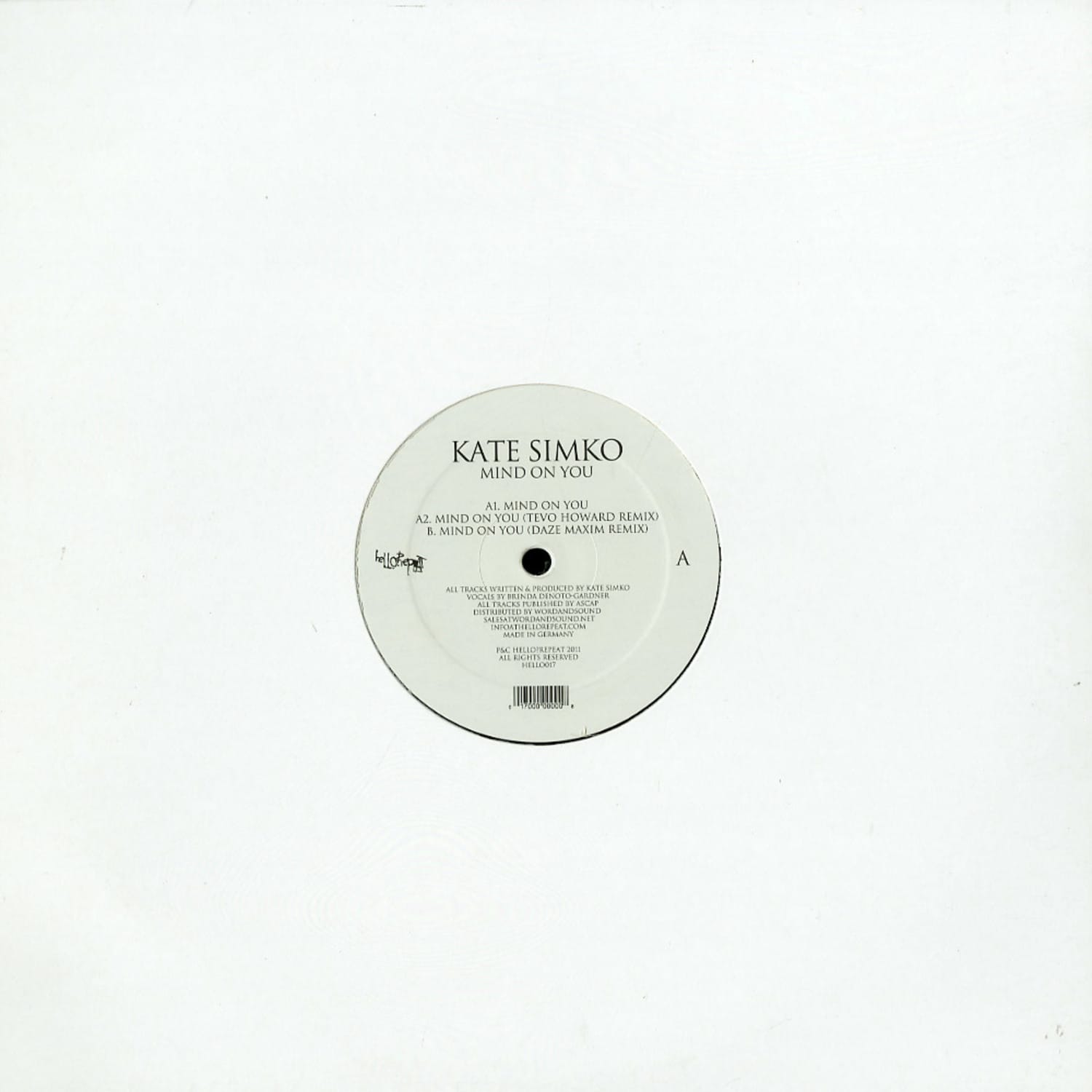 Kate Simko - MIND ON YOU