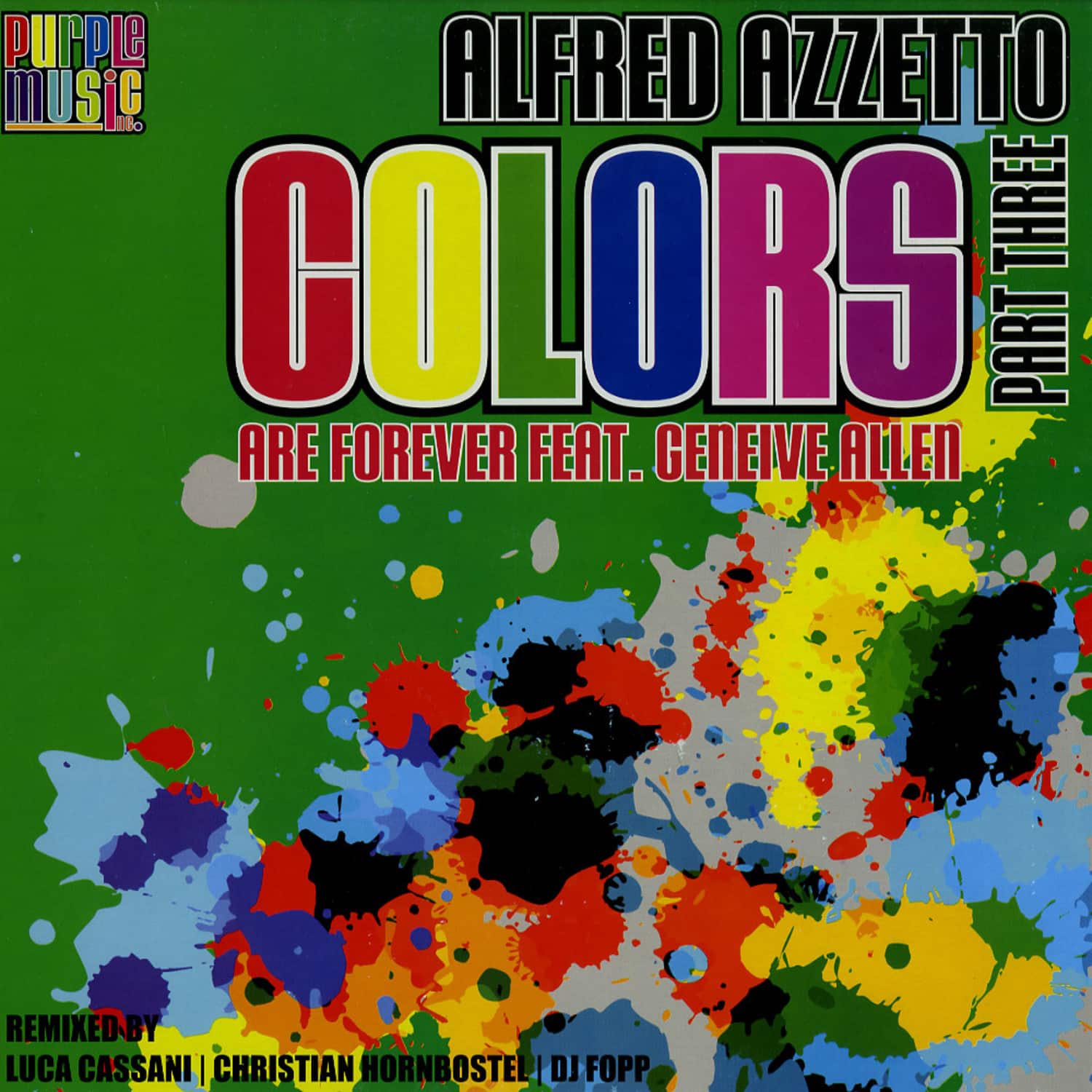Alfred Azzetto feat. Geneiva Allen - COLORS ARE FOREVER - PART 3