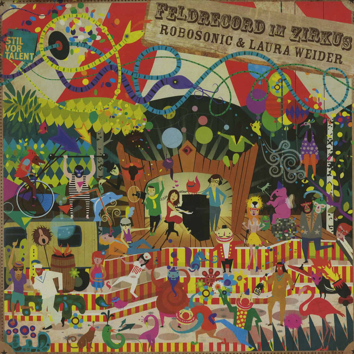 Robosonic & Laura Weider - FELDRECORD IM ZIRKUS 