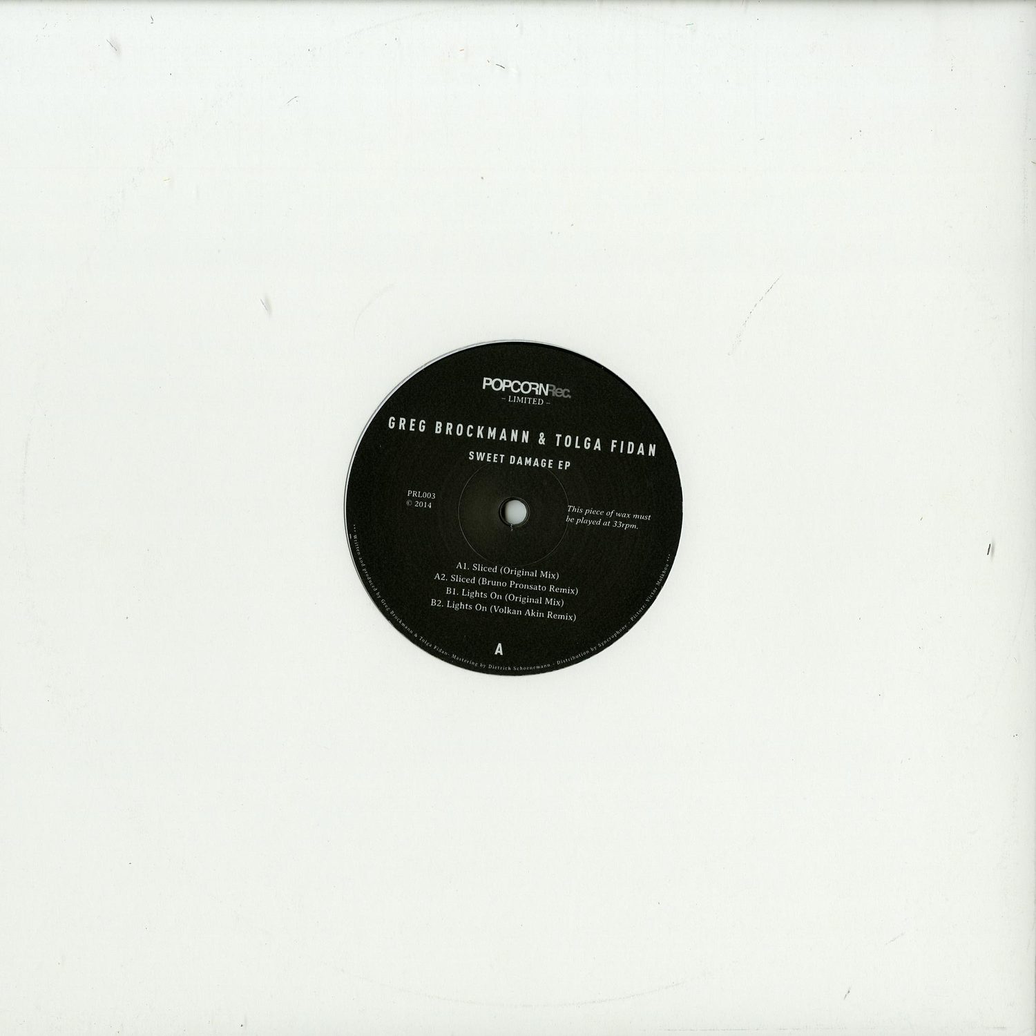 Greg Brockmann & Tolga Fidan - SWEET DAMAGE EP 