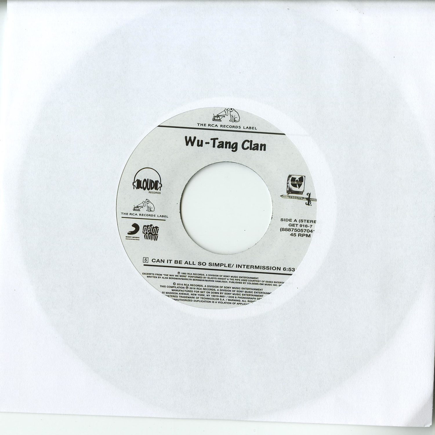 Wu-Tang Clan - CAN IT BE ALL SO SIMPLE / DA MYSTERY OF CHESSBOXIN 