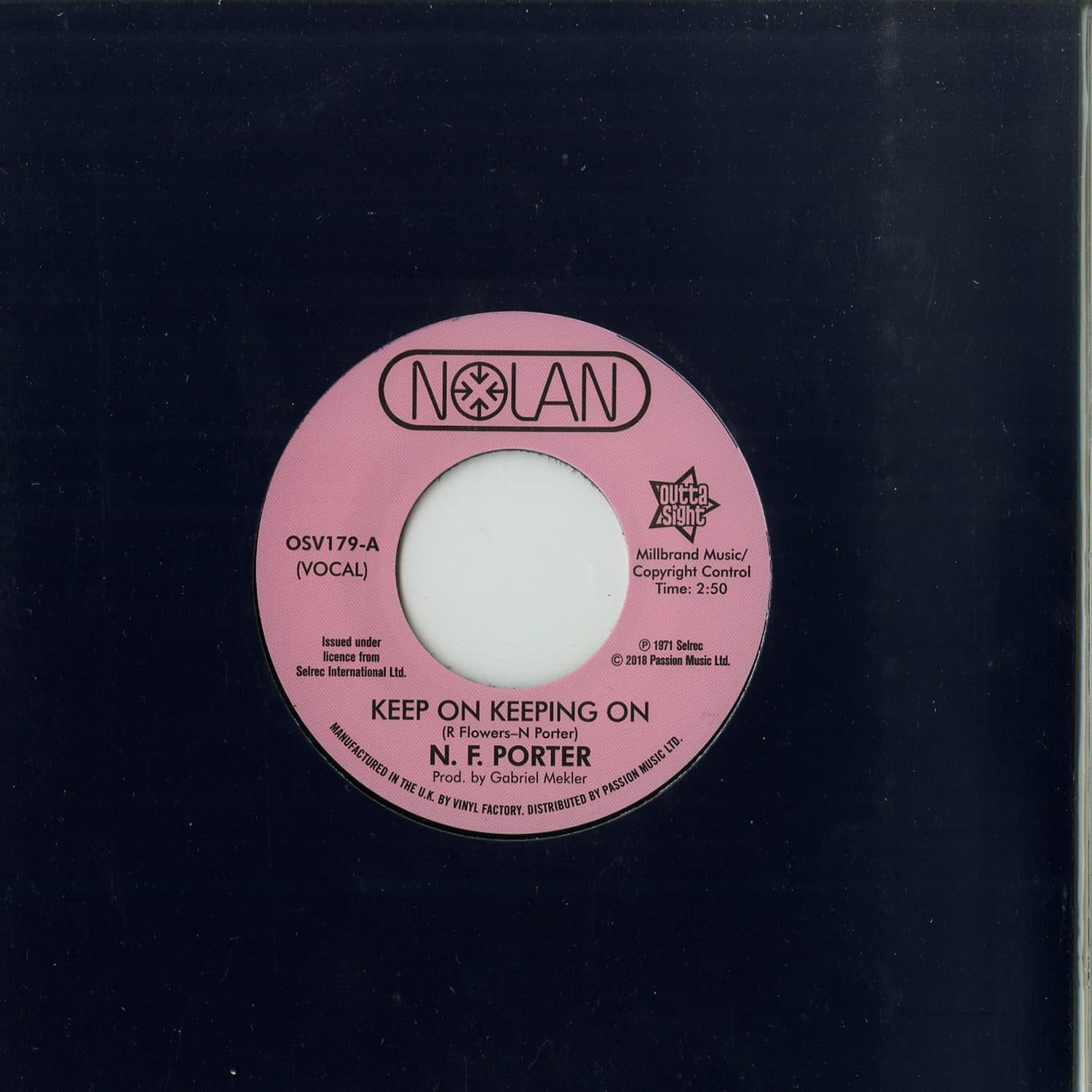 N. F. Porter - KEEP ON KEEPING ON / IF I COULD ONLY BE SURE 