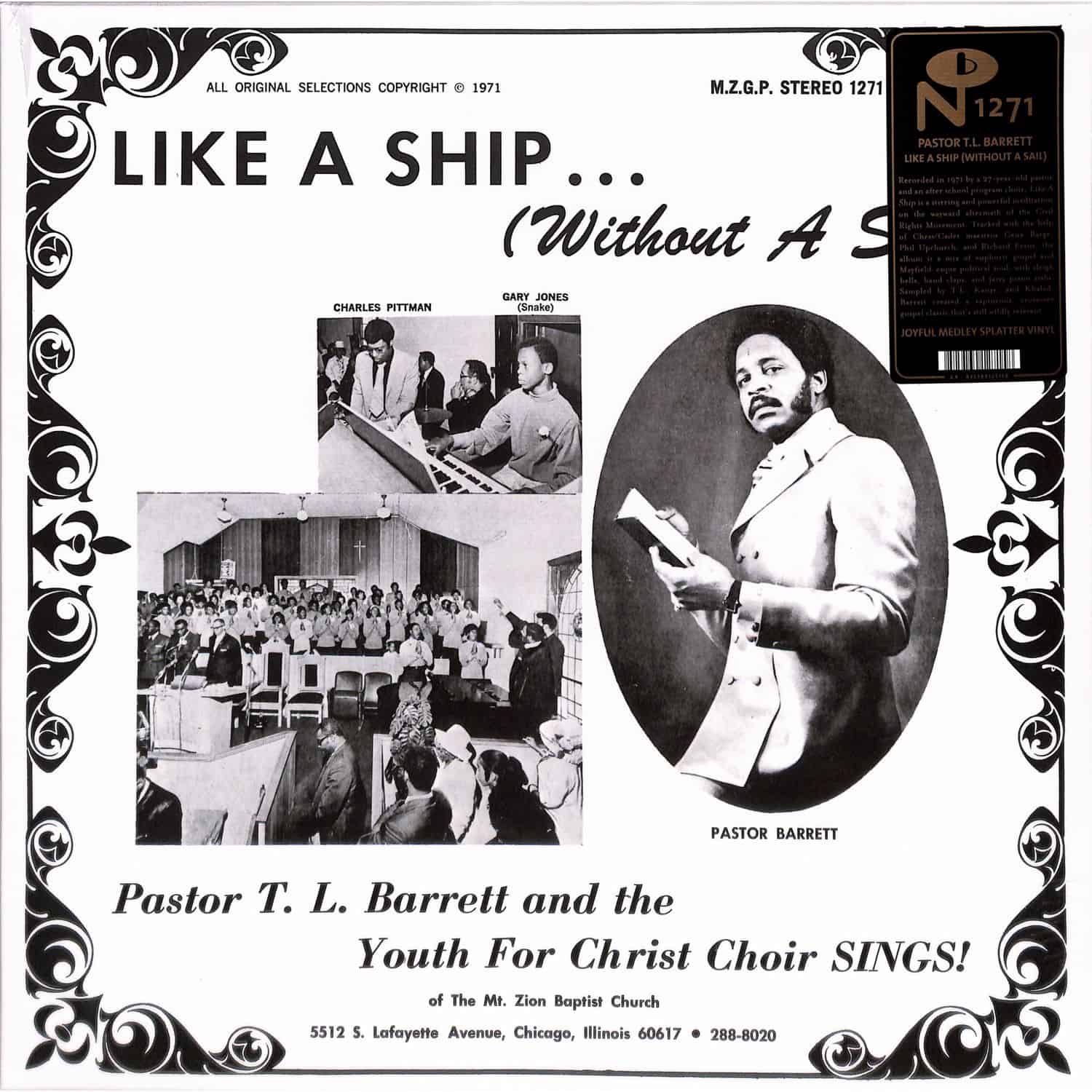 Pastor T.L. Barrett & The Youth for Christ Choir - LIKE A SHIP 