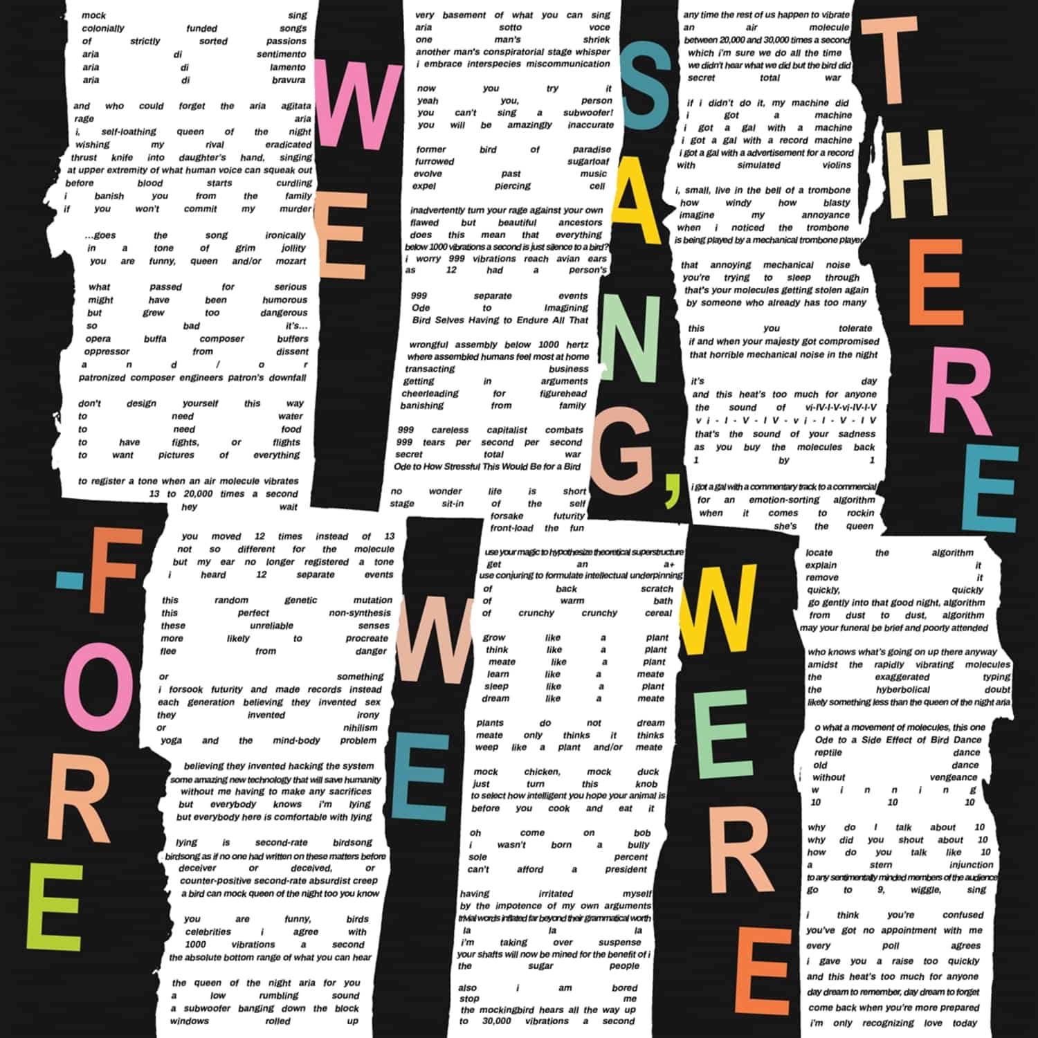 Greg Saunier - WE SANG, THEREFORE WE WERE 