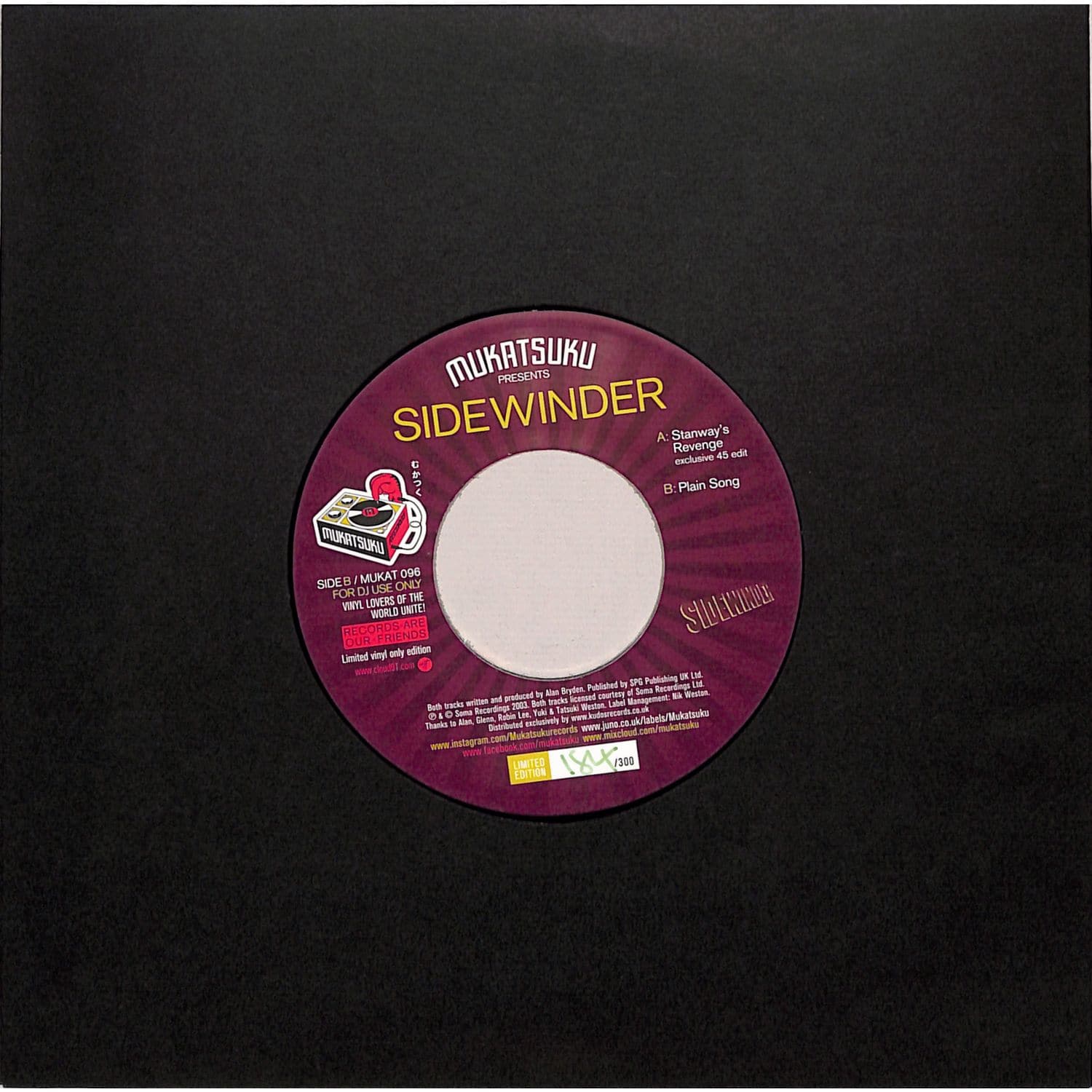 Sidewinder - STANWAYS REVENGE/PLAIN SONG 