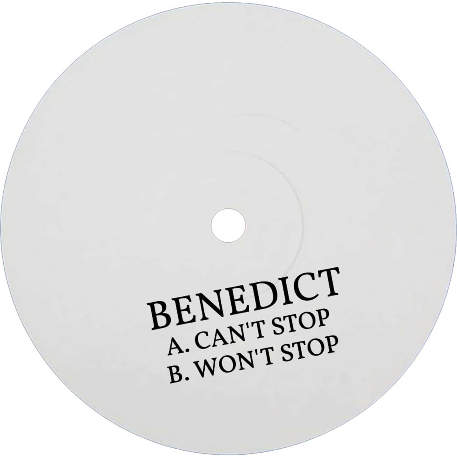 Benedict - CANT STOP