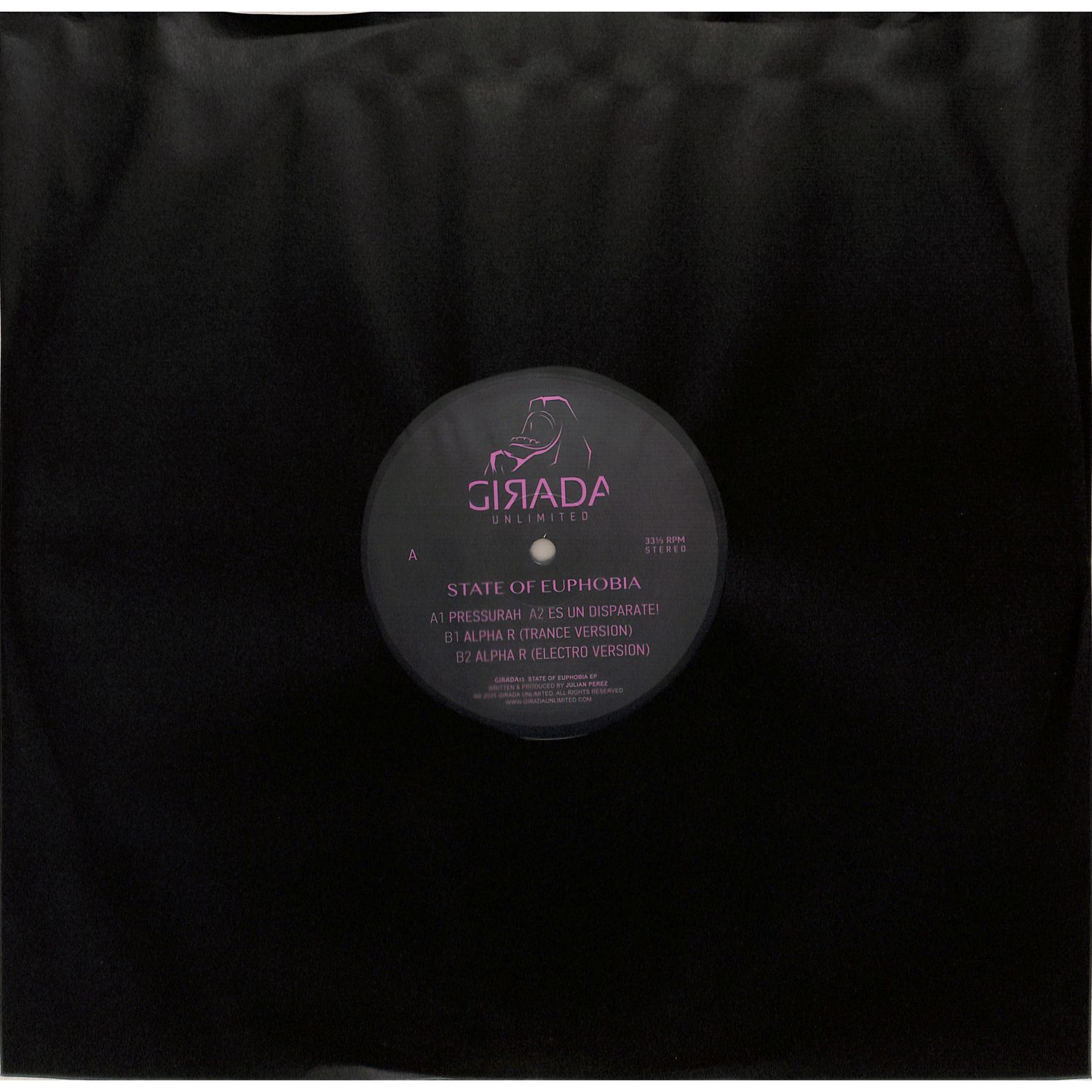 Julian Perez - STATE OF EUPHORIA EP